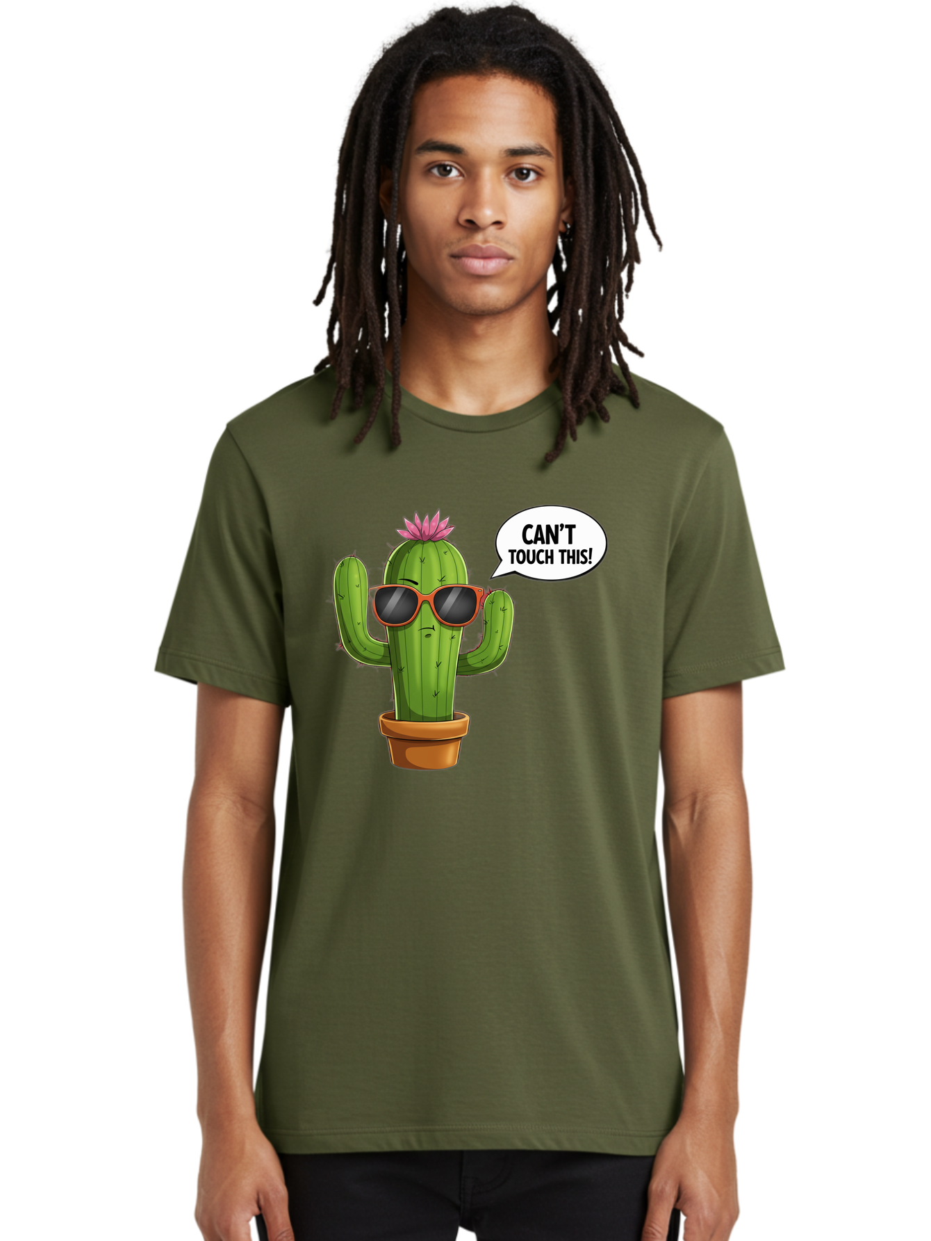 Can-T-Touch-This-Cactus Men'S Graphic Tee, 100% Cotton, Comfortable Casual Summer Wear, Machine Washable, Vintage Camera, Old Camera, Antique Camera, Black Camera, Classic Photography, Photography Equipment, Nostalgic Device, Film Camera, Bak172