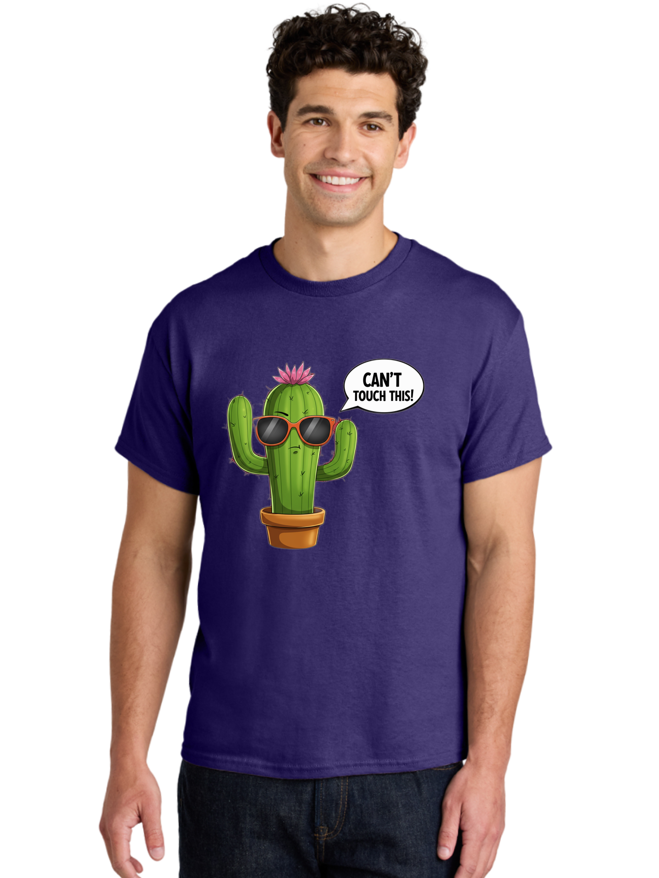 Can-T-Touch-This-Cactus Men'S Graphic Tee, 100% Cotton, Comfortable Casual Summer Wear, Machine Washable, Vintage Camera, Old Camera, Antique Camera, Black Camera, Classic Photography, Photography Equipment, Nostalgic Device, Film Camera, Bak172