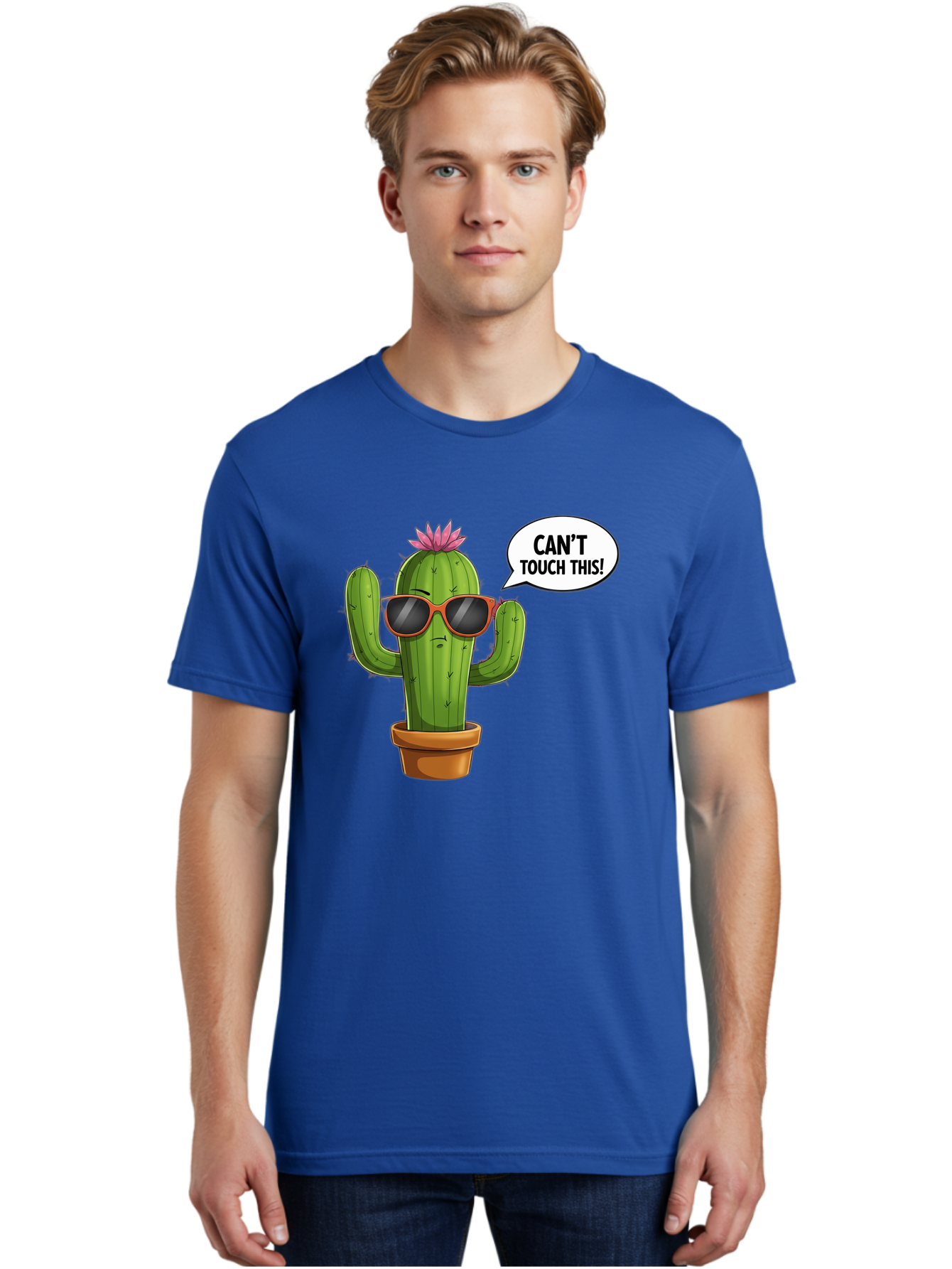 Can-T-Touch-This-Cactus Men'S Graphic Tee, 100% Cotton, Comfortable Casual Summer Wear, Machine Washable, Vintage Camera, Old Camera, Antique Camera, Black Camera, Classic Photography, Photography Equipment, Nostalgic Device, Film Camera, Bak172
