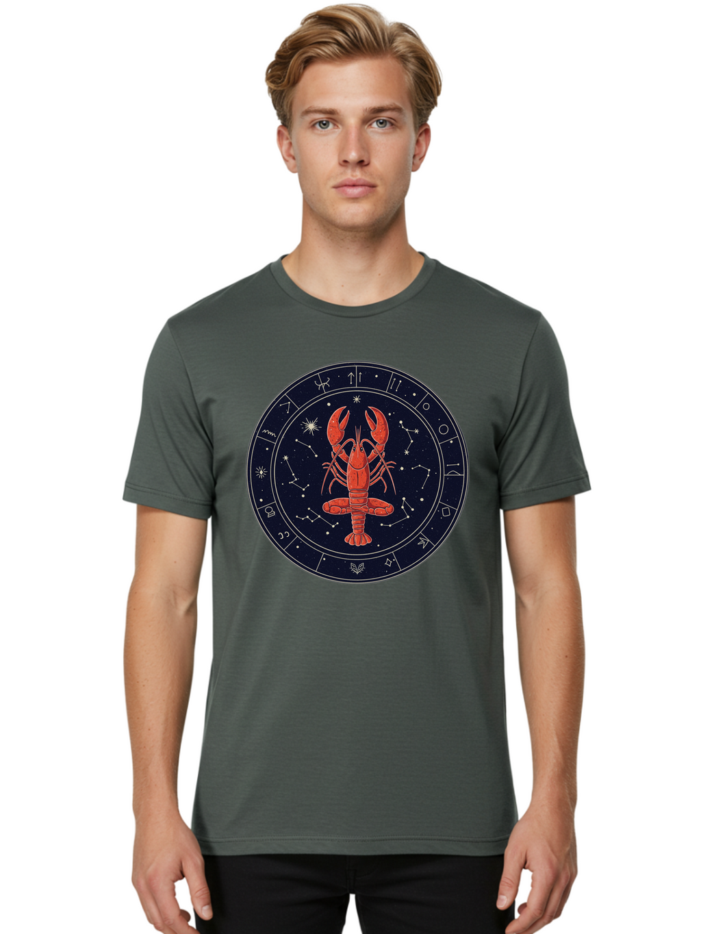 Cancer-Zodiac-Sign Men'S Graphic Tee, 100% Cotton, Comfortable Casual Summer Wear, Machine Washable, Vintage Camera, Old Camera, Antique Camera, Black Camera, Classic Photography, Photography Equipment, Nostalgic Device, Film Camera, Bak175