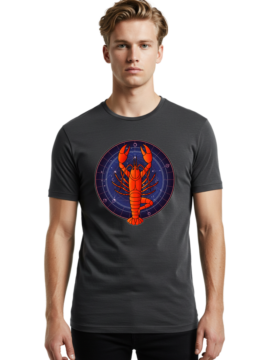 Cancer-Zodiac Men'S Graphic Tee, 100% Cotton, Comfortable Casual Summer Wear, Machine Washable, Vintage Camera, Old Camera, Antique Camera, Black Camera, Classic Photography, Photography Equipment, Nostalgic Device, Film Camera, Camera Art Bak176