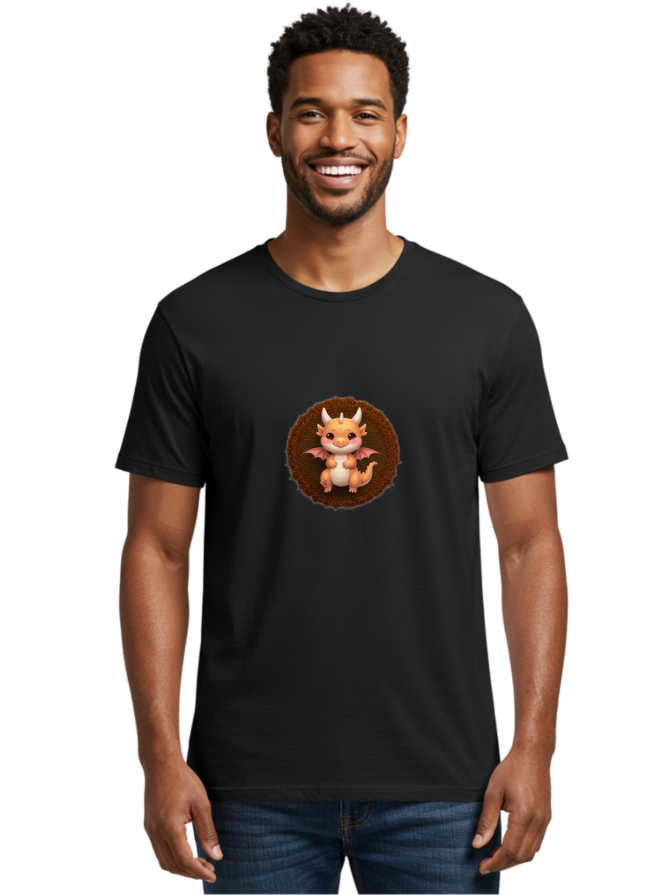 Cartoon-Dragon-1 Men'S Graphic Tee, 100% Cotton, Comfortable Casual Summer Wear, Machine Washable, Vintage Camera, Old Camera, Antique Camera, Black Camera, Classic Photography, Photography Equipment, Nostalgic Device, Film Camera, Camera Art Bak179