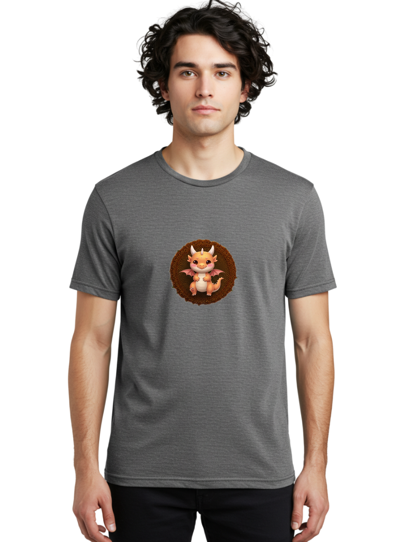 Cartoon-Dragon-1 Men'S Graphic Tee, 100% Cotton, Comfortable Casual Summer Wear, Machine Washable, Vintage Camera, Old Camera, Antique Camera, Black Camera, Classic Photography, Photography Equipment, Nostalgic Device, Film Camera, Camera Art Bak179