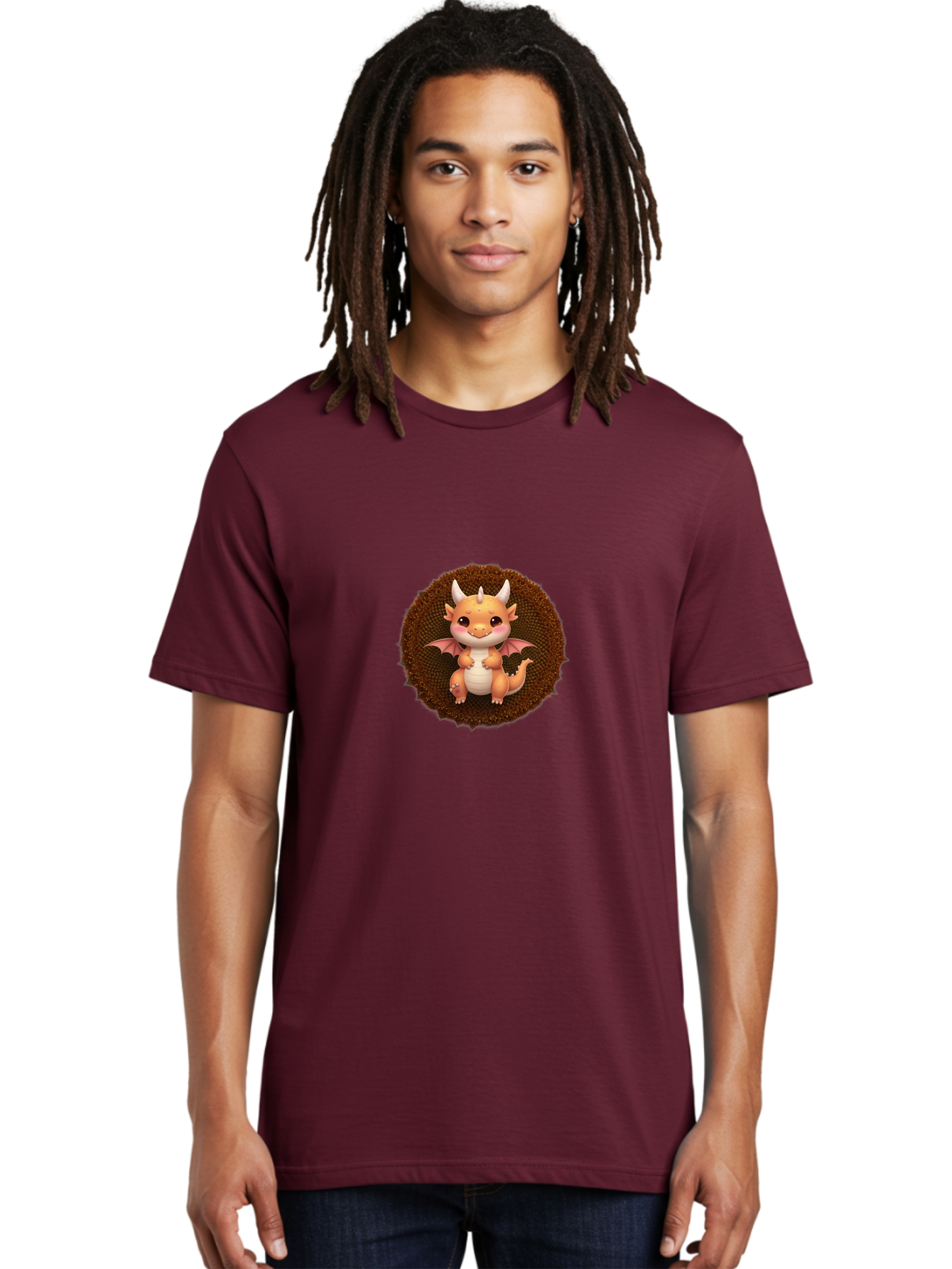 Cartoon-Dragon-1 Men'S Graphic Tee, 100% Cotton, Comfortable Casual Summer Wear, Machine Washable, Vintage Camera, Old Camera, Antique Camera, Black Camera, Classic Photography, Photography Equipment, Nostalgic Device, Film Camera, Camera Art Bak179