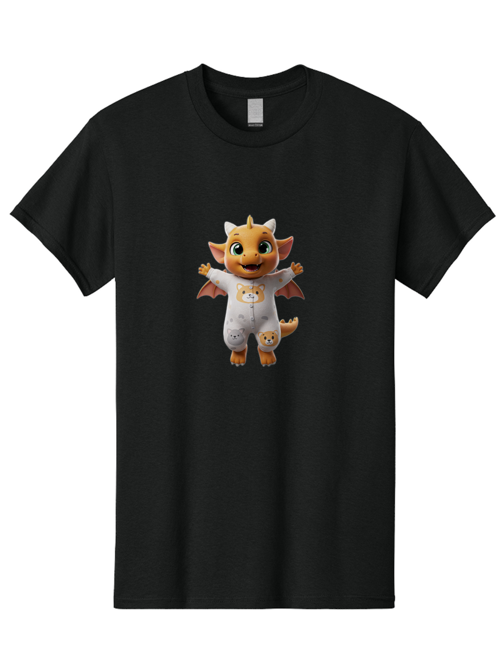 Cartoon-Dragon-Baby Men'S Graphic Tee, 100% Cotton, Comfortable Casual Summer Wear, Machine Washable, Vintage Camera, Old Camera, Antique Camera, Black Camera, Classic Photography, Photography Equipment, Nostalgic Device, Film Camera, Bak180