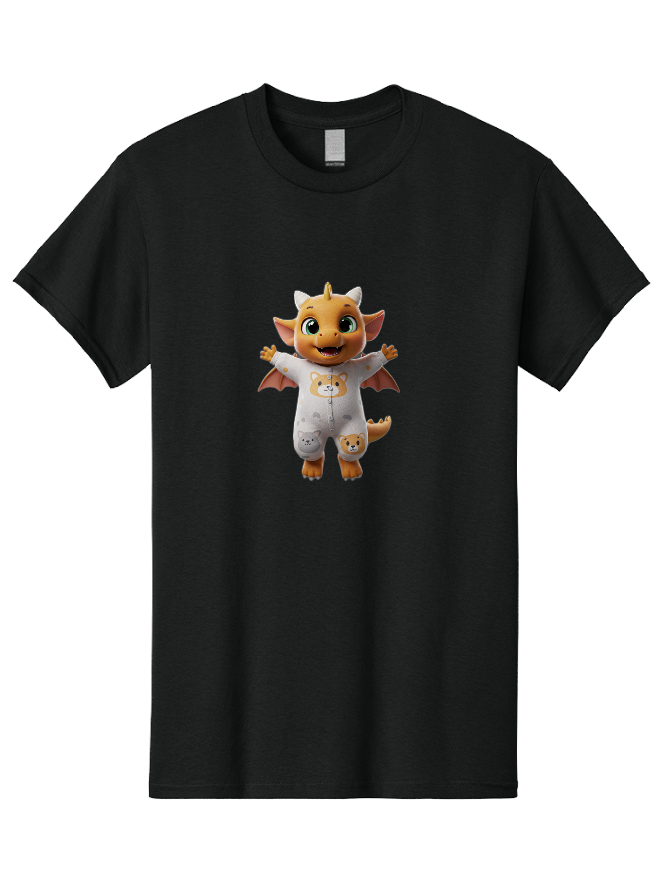 Cartoon-Dragon-Baby Men'S Graphic Tee, 100% Cotton, Comfortable Casual Summer Wear, Machine Washable, Vintage Camera, Old Camera, Antique Camera, Black Camera, Classic Photography, Photography Equipment, Nostalgic Device, Film Camera, Bak180