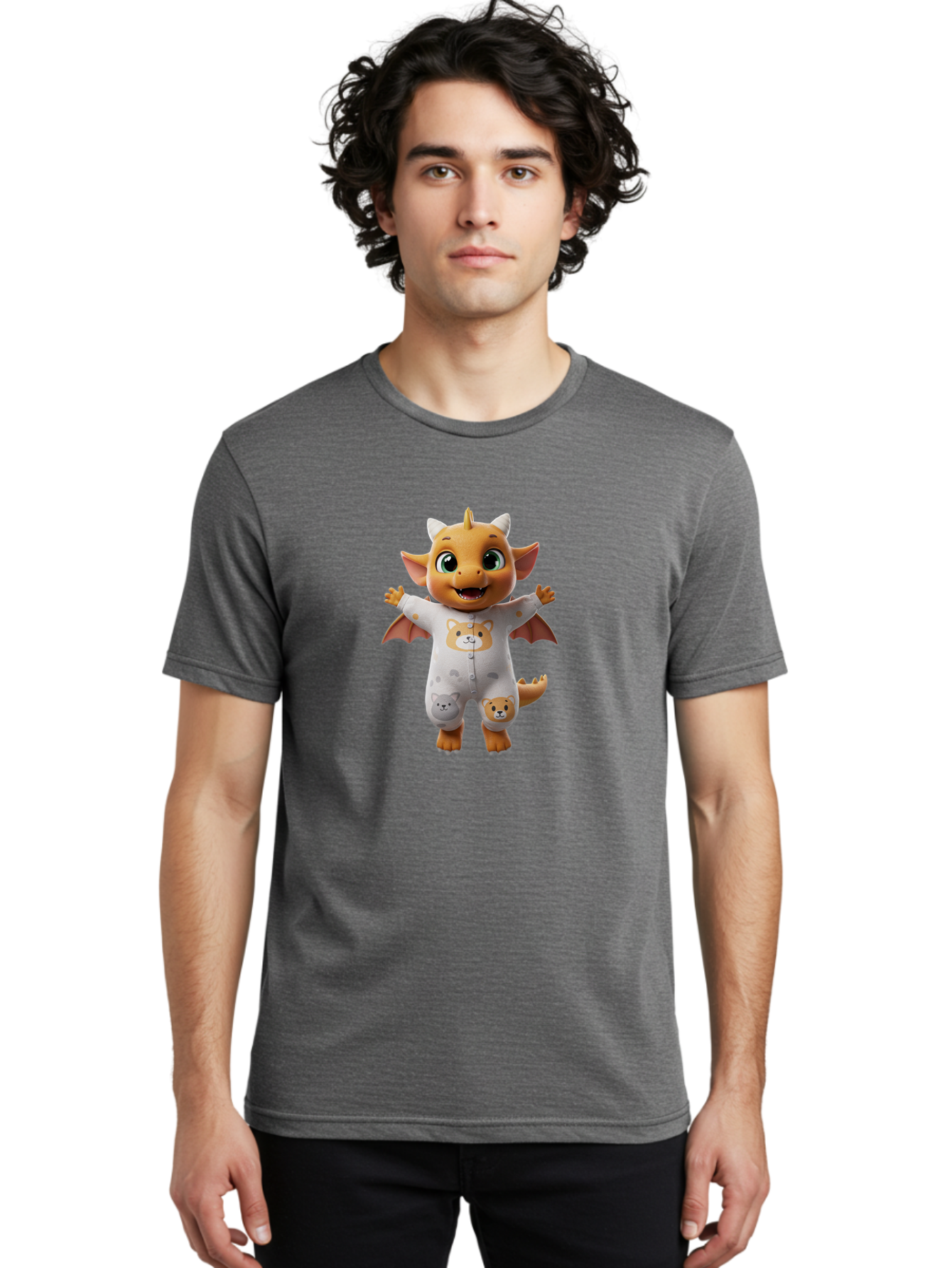 Cartoon-Dragon-Baby Men'S Graphic Tee, 100% Cotton, Comfortable Casual Summer Wear, Machine Washable, Vintage Camera, Old Camera, Antique Camera, Black Camera, Classic Photography, Photography Equipment, Nostalgic Device, Film Camera, Bak180