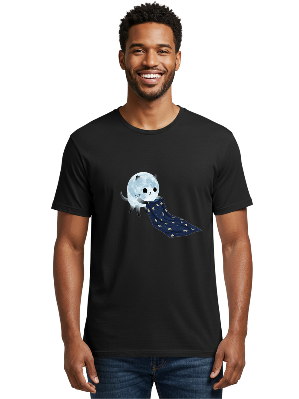 Cat-And-Moon Men'S Graphic Tee, 100% Cotton, Comfortable Casual Summer Wear, Machine Washable, Vintage Camera, Old Camera, Antique Camera, Black Camera, Classic Photography, Photography Equipment, Nostalgic Device, Film Camera, Camera Art Bak183