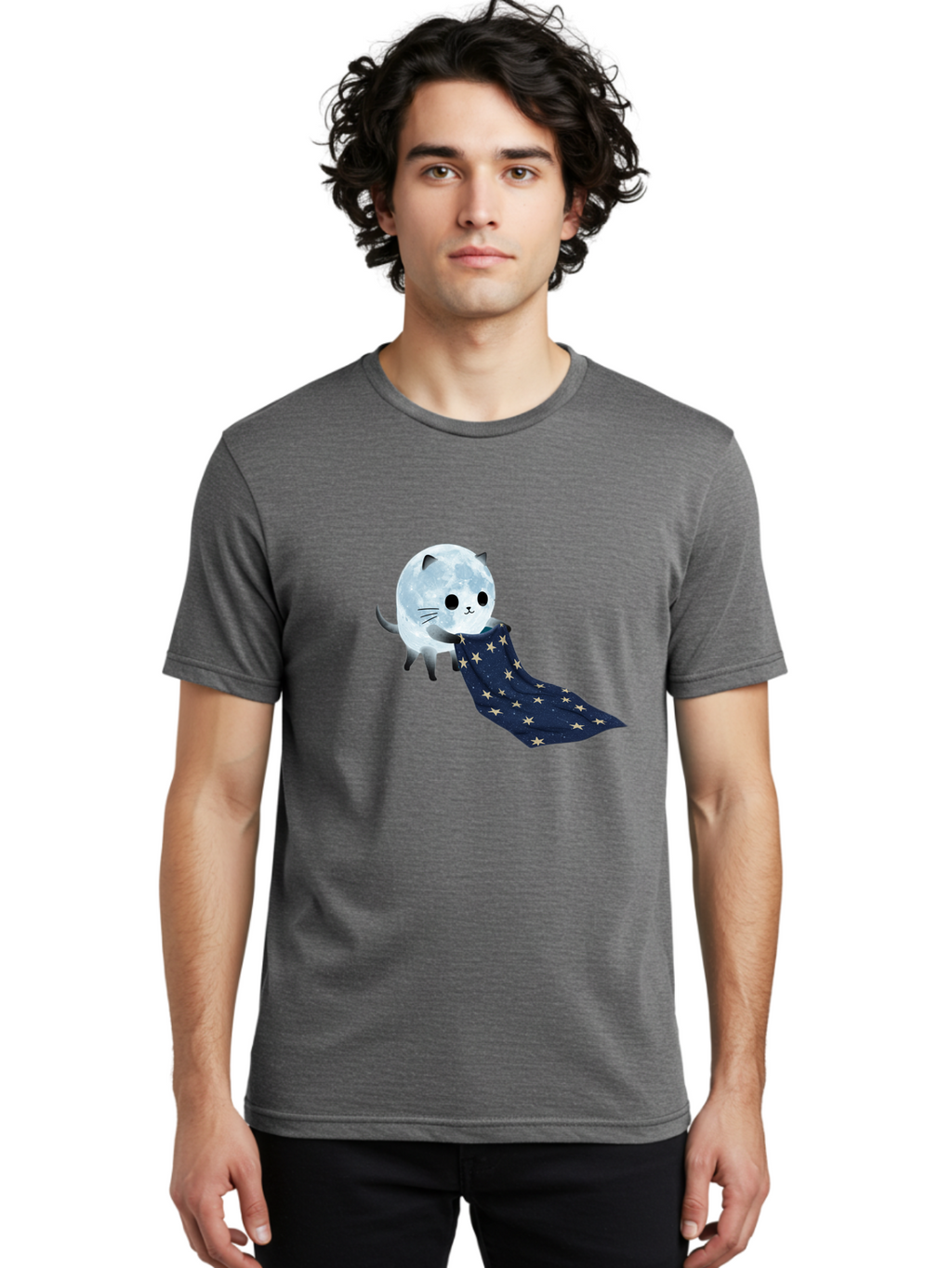 Cat-And-Moon Men'S Graphic Tee, 100% Cotton, Comfortable Casual Summer Wear, Machine Washable, Vintage Camera, Old Camera, Antique Camera, Black Camera, Classic Photography, Photography Equipment, Nostalgic Device, Film Camera, Camera Art Bak183