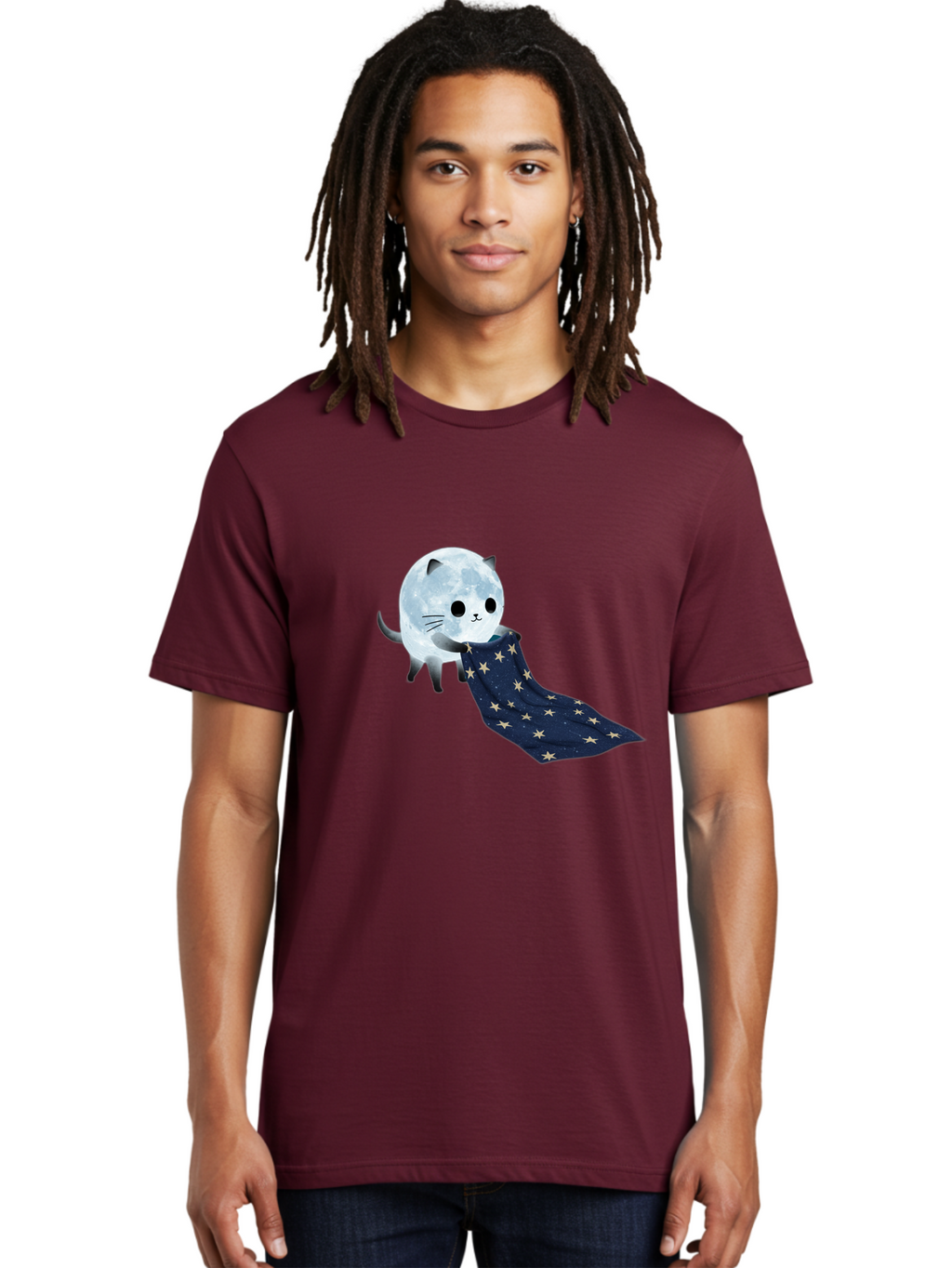 Cat-And-Moon Men'S Graphic Tee, 100% Cotton, Comfortable Casual Summer Wear, Machine Washable, Vintage Camera, Old Camera, Antique Camera, Black Camera, Classic Photography, Photography Equipment, Nostalgic Device, Film Camera, Camera Art Bak183