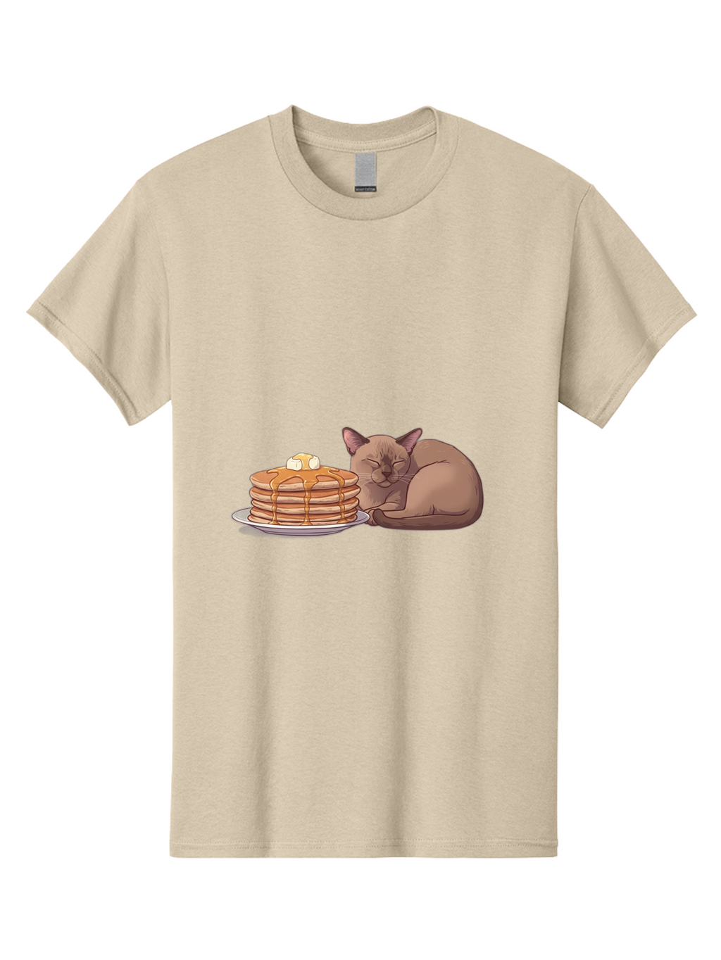 Cat-And-Pancakes-4 Men'S Graphic Tee, 100% Cotton, Comfortable Casual Summer Wear, Machine Washable, Vintage Camera, Old Camera, Antique Camera, Black Camera, Classic Photography, Photography Equipment, Nostalgic Device, Film Camera, Bak187
