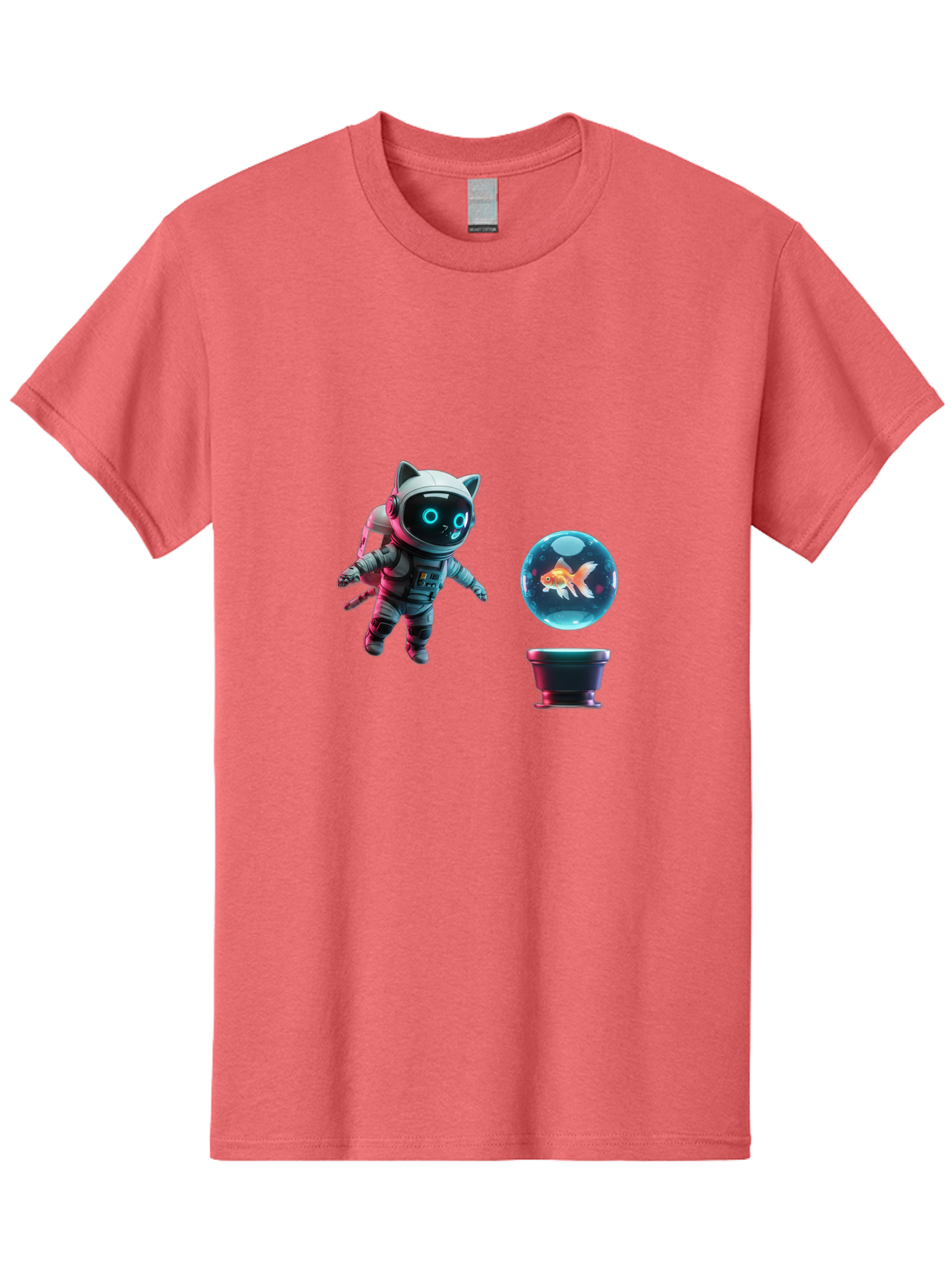 Cat-Astronaut-1 Men'S Graphic Tee, 100% Cotton, Comfortable Casual Summer Wear, Machine Washable, Vintage Camera, Old Camera, Antique Camera, Black Camera, Classic Photography, Photography Equipment, Nostalgic Device, Film Camera, Camera Art Bak189