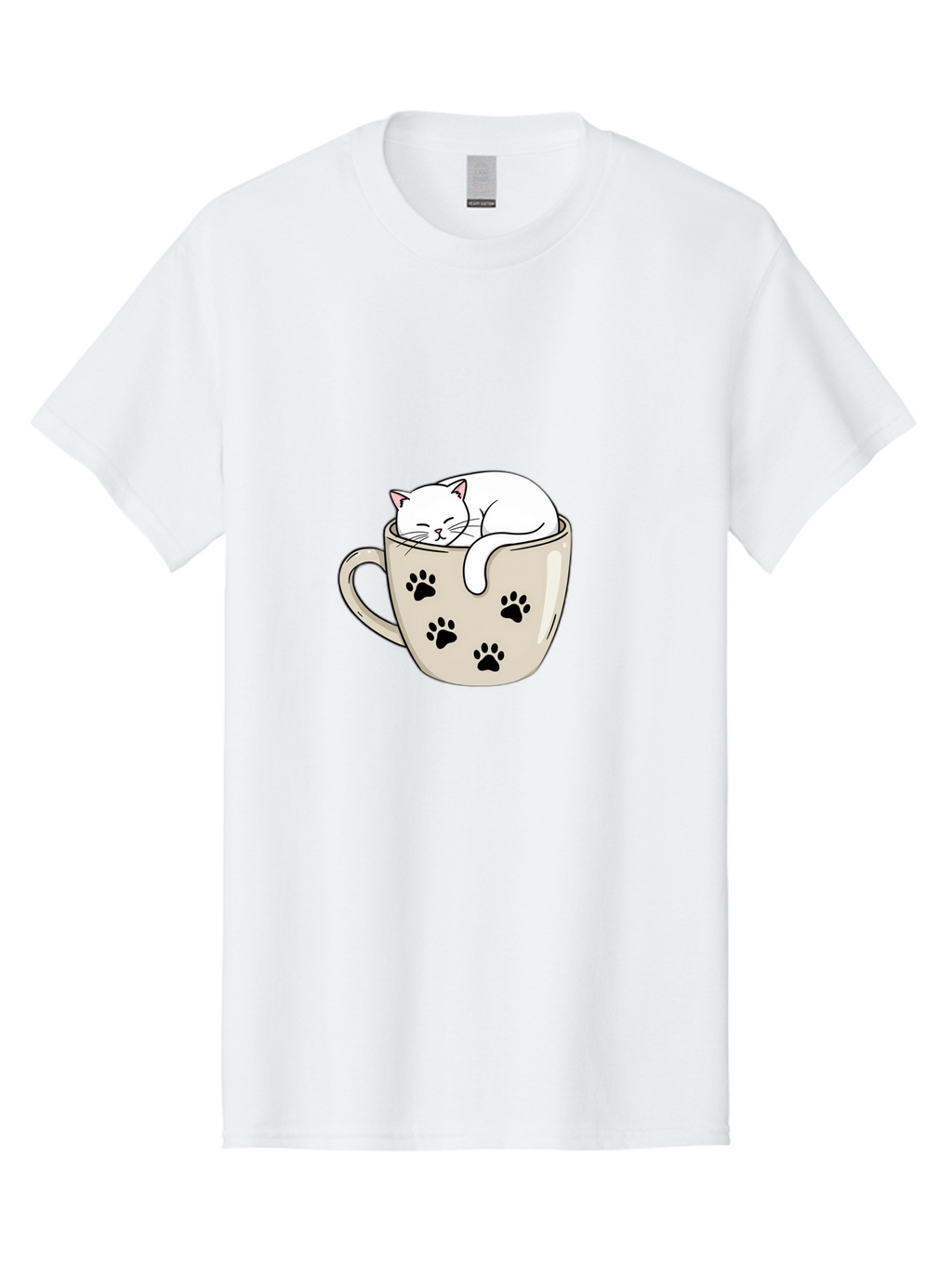 Cat-In-Coffee-Cup Men'S Graphic Tee, 100% Cotton, Comfortable Casual Summer Wear, Machine Washable, Vintage Camera, Old Camera, Antique Camera, Black Camera, Classic Photography, Photography Equipment, Nostalgic Device, Film Camera, Camera Art Bak196