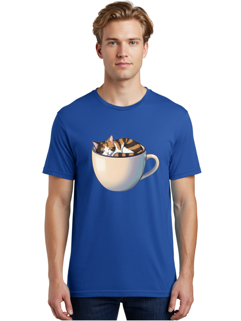 Cat-In-Cup Men'S Graphic Tee, 100% Cotton, Comfortable Casual Summer Wear, Machine Washable, Vintage Camera, Old Camera, Antique Camera, Black Camera, Classic Photography, Photography Equipment, Nostalgic Device, Film Camera, Camera Art Bak197