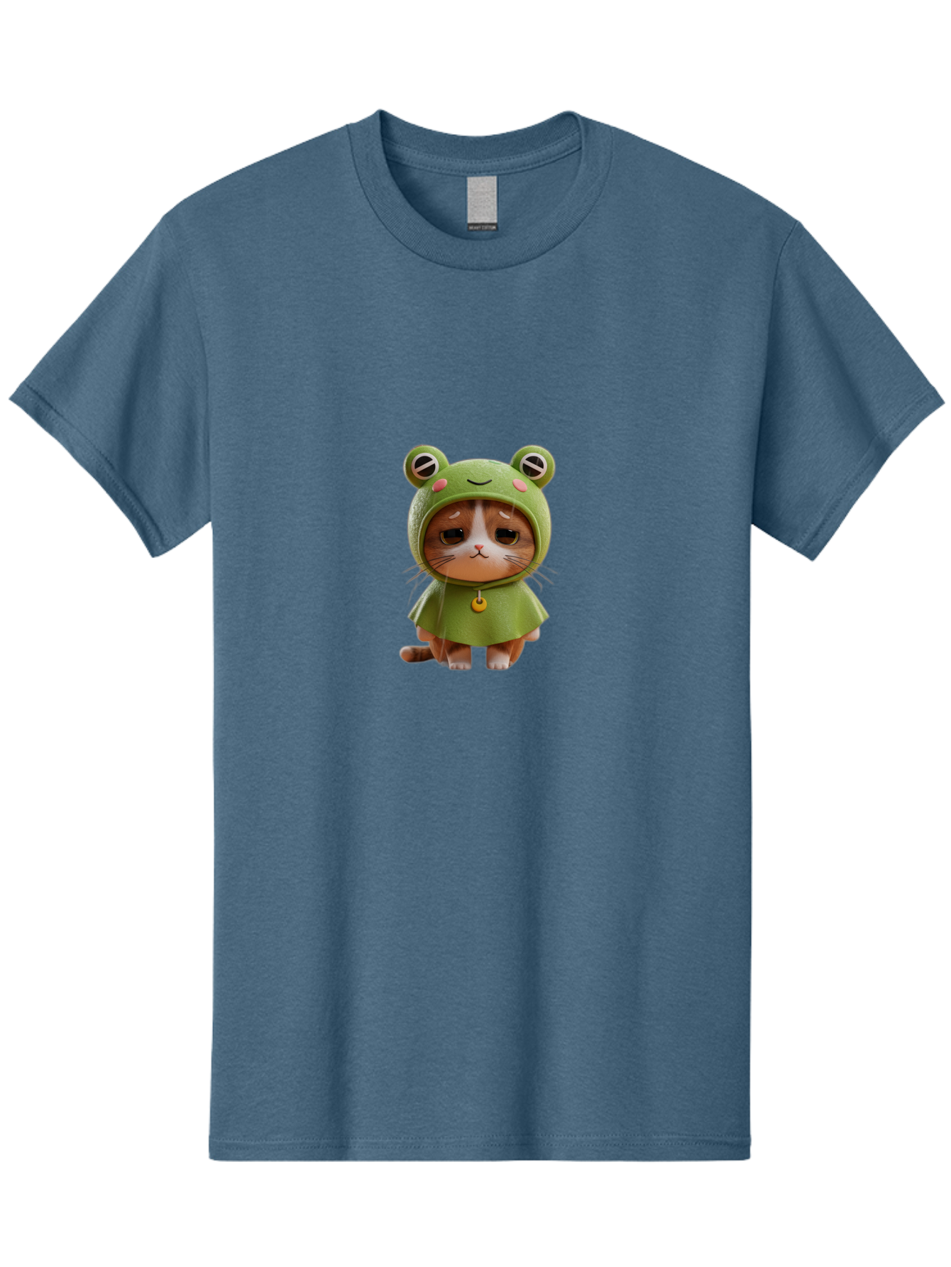 Cat-In-Frog-Costume-1 Men'S Graphic Tee, 100% Cotton, Comfortable Casual Summer Wear, Machine Washable, Vintage Camera, Old Camera, Antique Camera, Black Camera, Classic Photography, Photography Equipment, Nostalgic Device, Film Camera, Bak198