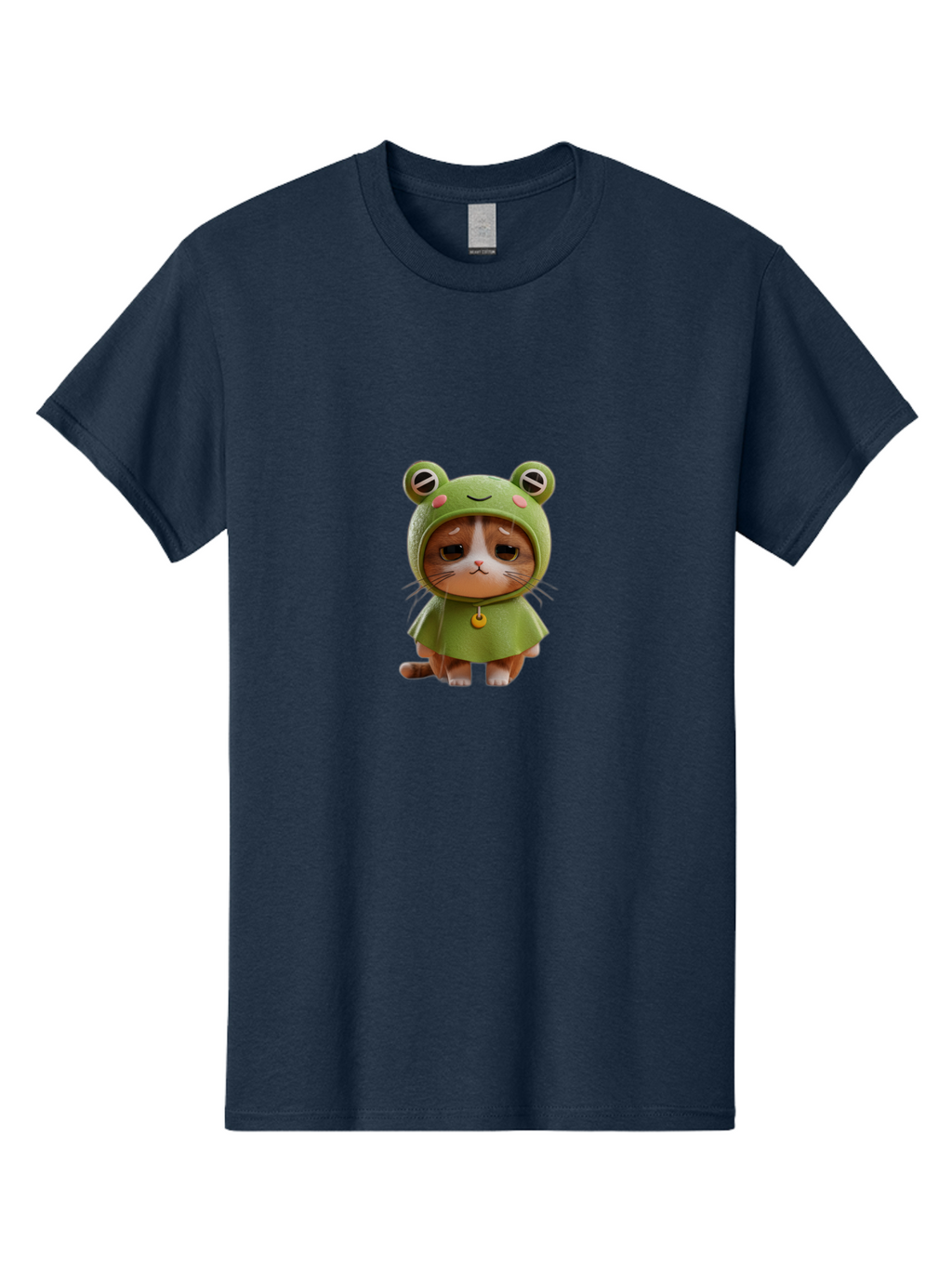 Cat-In-Frog-Costume-1 Men'S Graphic Tee, 100% Cotton, Comfortable Casual Summer Wear, Machine Washable, Vintage Camera, Old Camera, Antique Camera, Black Camera, Classic Photography, Photography Equipment, Nostalgic Device, Film Camera, Bak198