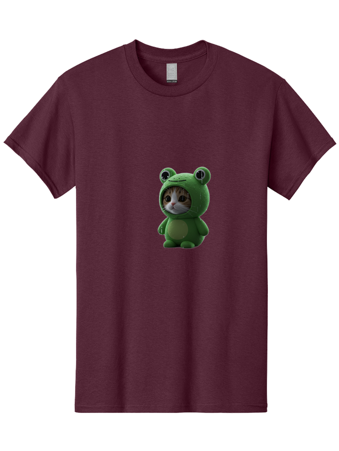 Cat-In-Frog-Costume-2 Men'S Graphic Tee, 100% Cotton, Comfortable Casual Summer Wear, Machine Washable, Vintage Camera, Old Camera, Antique Camera, Black Camera, Classic Photography, Photography Equipment, Nostalgic Device, Film Camera, Bak199