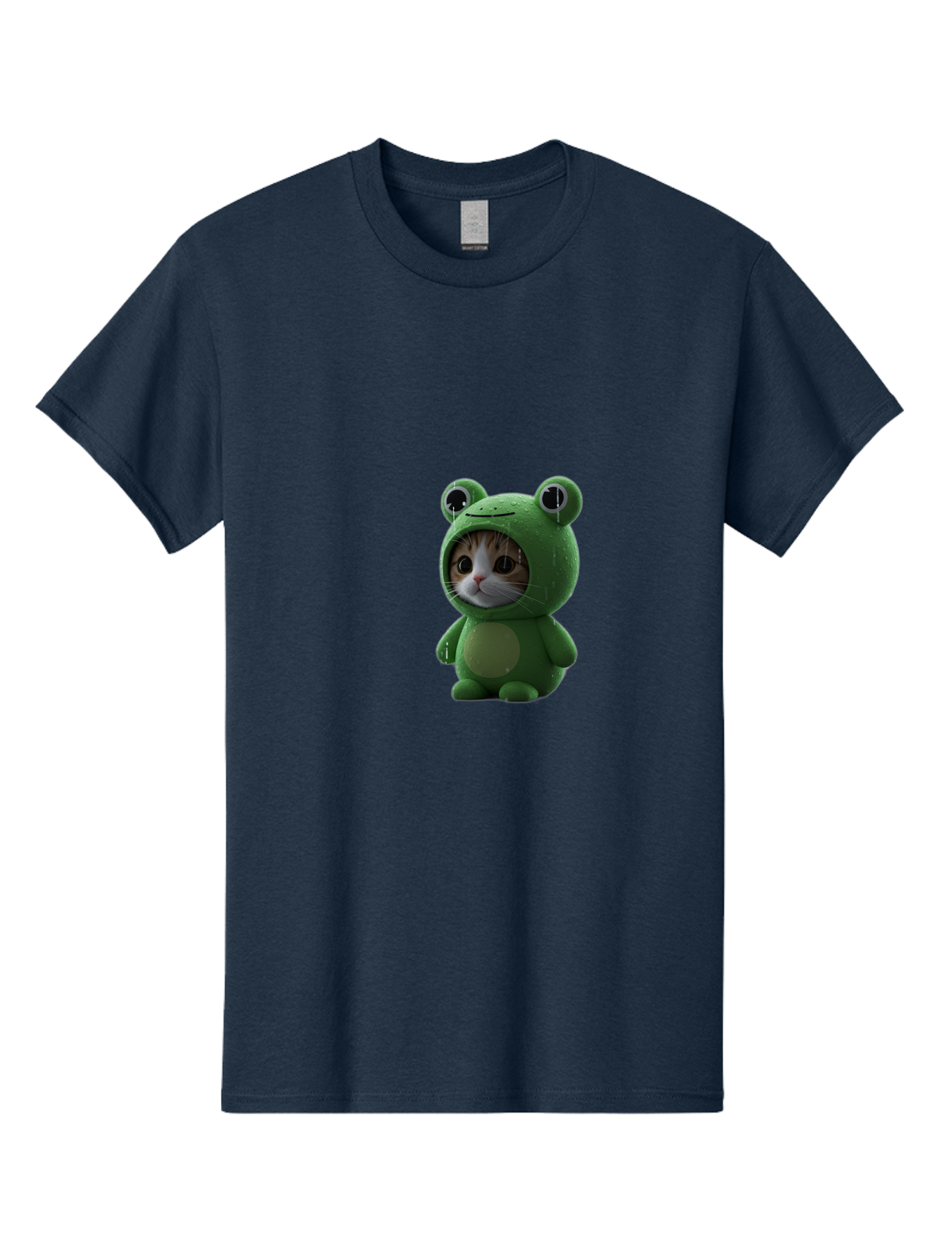 Cat-In-Frog-Costume-2 Men'S Graphic Tee, 100% Cotton, Comfortable Casual Summer Wear, Machine Washable, Vintage Camera, Old Camera, Antique Camera, Black Camera, Classic Photography, Photography Equipment, Nostalgic Device, Film Camera, Bak199