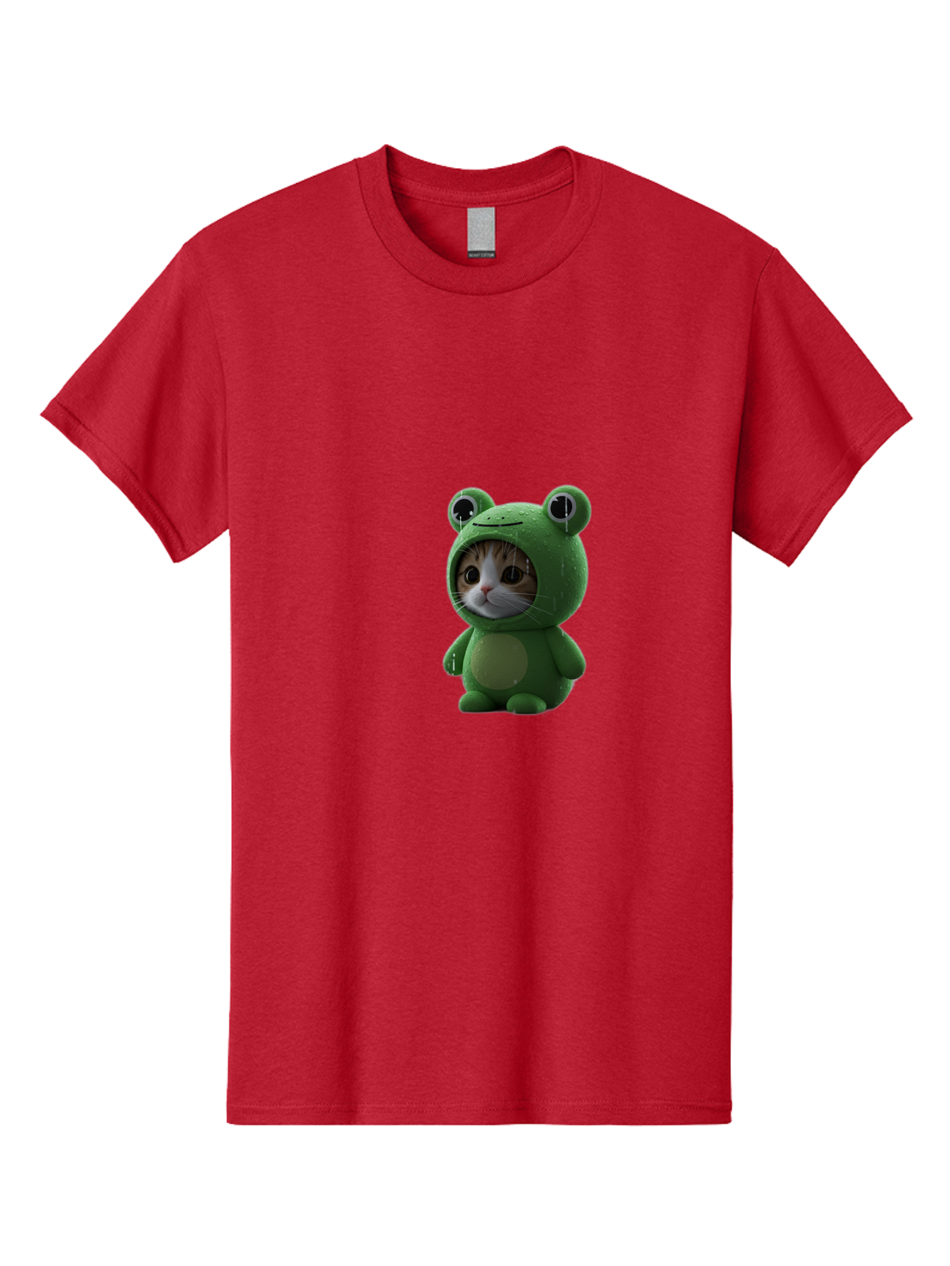 Cat-In-Frog-Costume-2 Men'S Graphic Tee, 100% Cotton, Comfortable Casual Summer Wear, Machine Washable, Vintage Camera, Old Camera, Antique Camera, Black Camera, Classic Photography, Photography Equipment, Nostalgic Device, Film Camera, Bak199