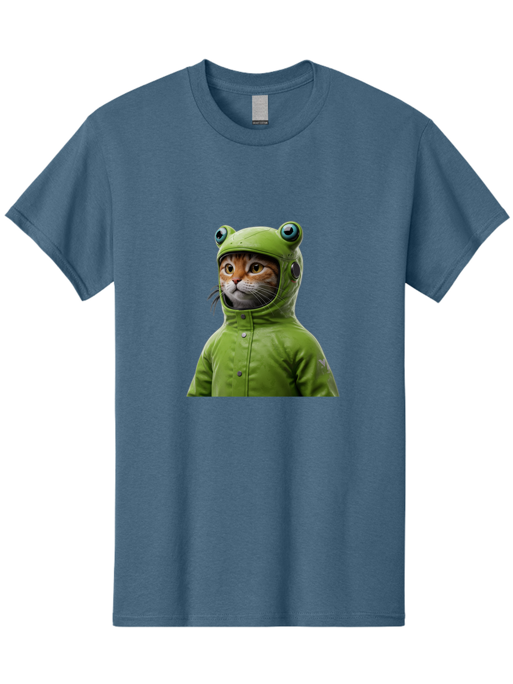Cat-In-Frog-Costume-5 Men'S Graphic Tee, 100% Cotton, Comfortable Casual Summer Wear, Machine Washable, Vintage Camera, Old Camera, Antique Camera, Black Camera, Classic Photography, Photography Equipment, Nostalgic Device, Film Camera, Bak202