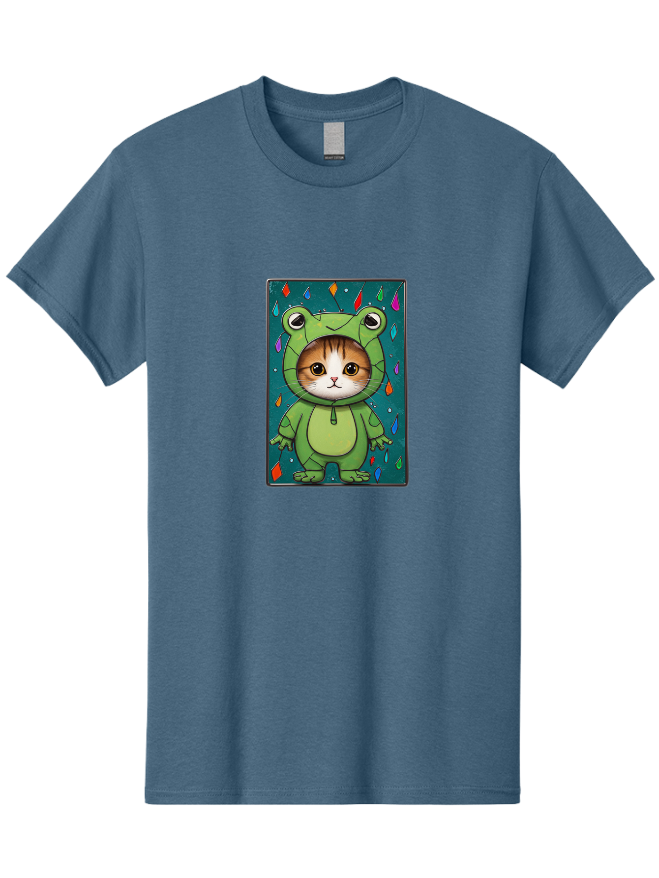 Cat-In-Frog-Costume-6 Men'S Graphic Tee, 100% Cotton, Comfortable Casual Summer Wear, Machine Washable, Vintage Camera, Old Camera, Antique Camera, Black Camera, Classic Photography, Photography Equipment, Nostalgic Device, Film Camera, Bak203