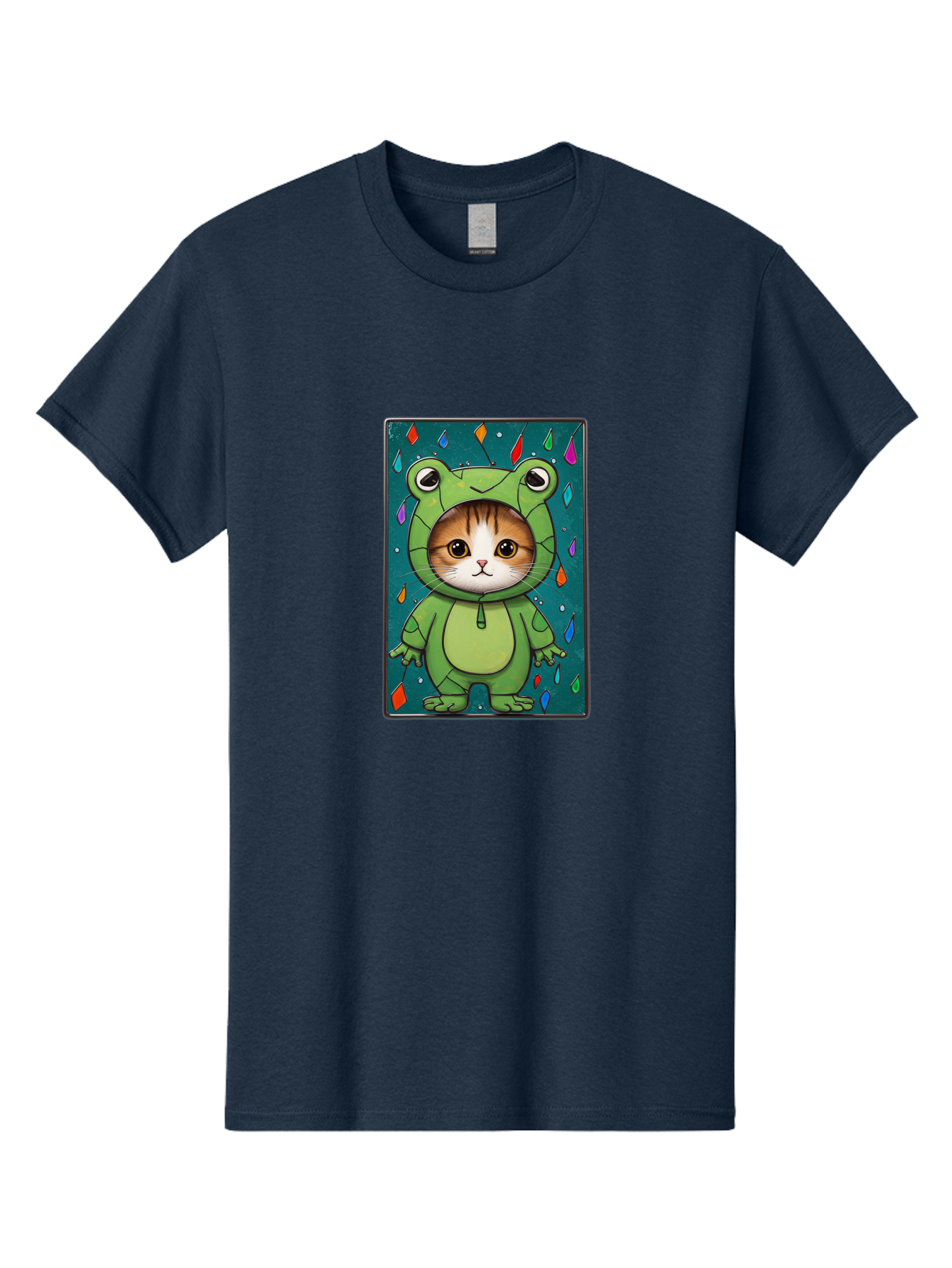 Cat-In-Frog-Costume-6 Men'S Graphic Tee, 100% Cotton, Comfortable Casual Summer Wear, Machine Washable, Vintage Camera, Old Camera, Antique Camera, Black Camera, Classic Photography, Photography Equipment, Nostalgic Device, Film Camera, Bak203