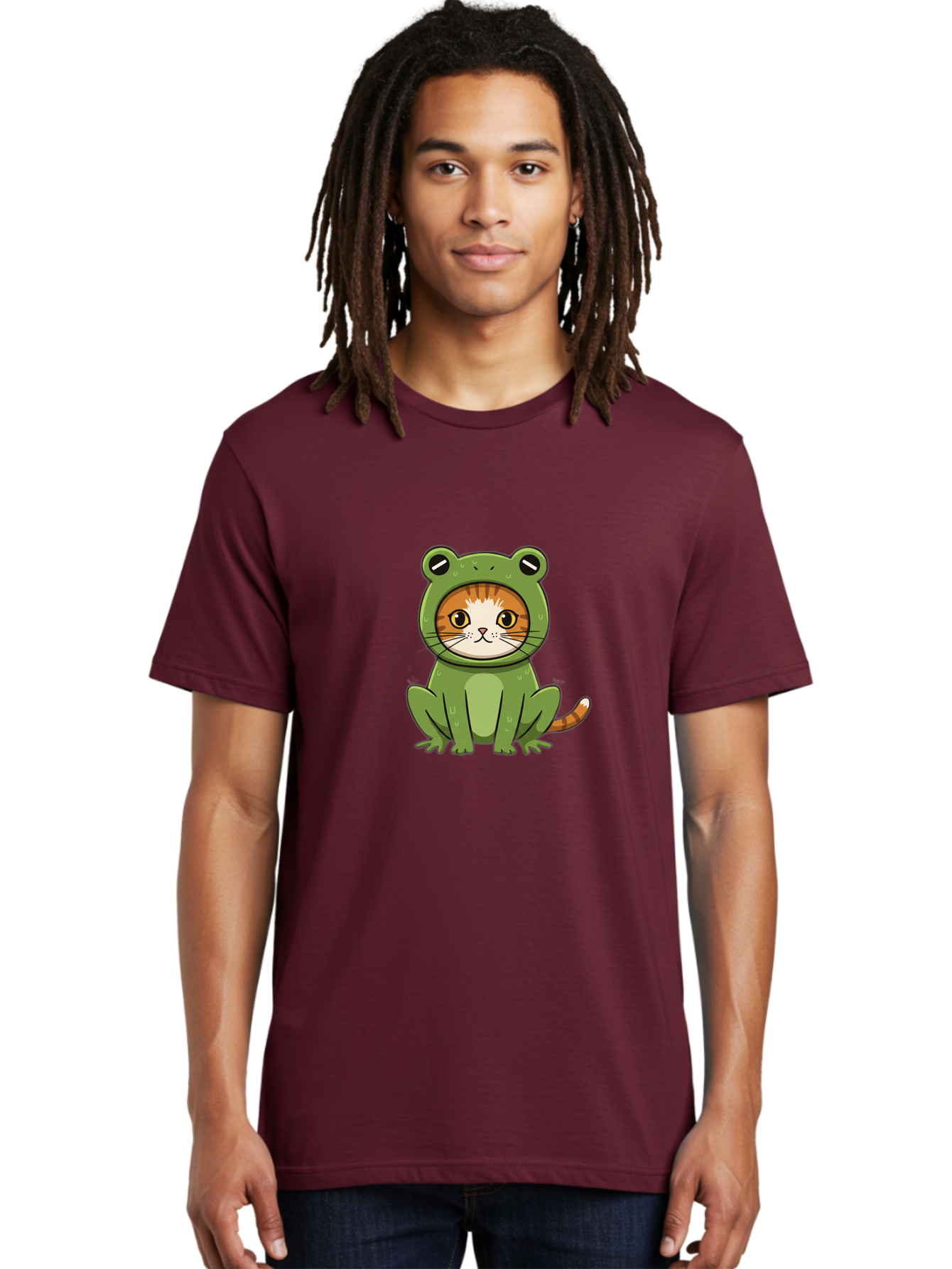 Cat-In-Frog-Costume-7 Men'S Graphic Tee, 100% Cotton, Comfortable Casual Summer Wear, Machine Washable, Vintage Camera, Old Camera, Antique Camera, Black Camera, Classic Photography, Photography Equipment, Nostalgic Device, Film Camera, Bak204