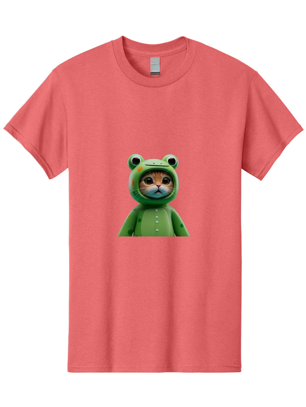 Cat-In-Frog-Costume Men'S Graphic Tee, 100% Cotton, Comfortable Casual Summer Wear, Machine Washable, Vintage Camera, Old Camera, Antique Camera, Black Camera, Classic Photography, Photography Equipment, Nostalgic Device, Film Camera, Bak205