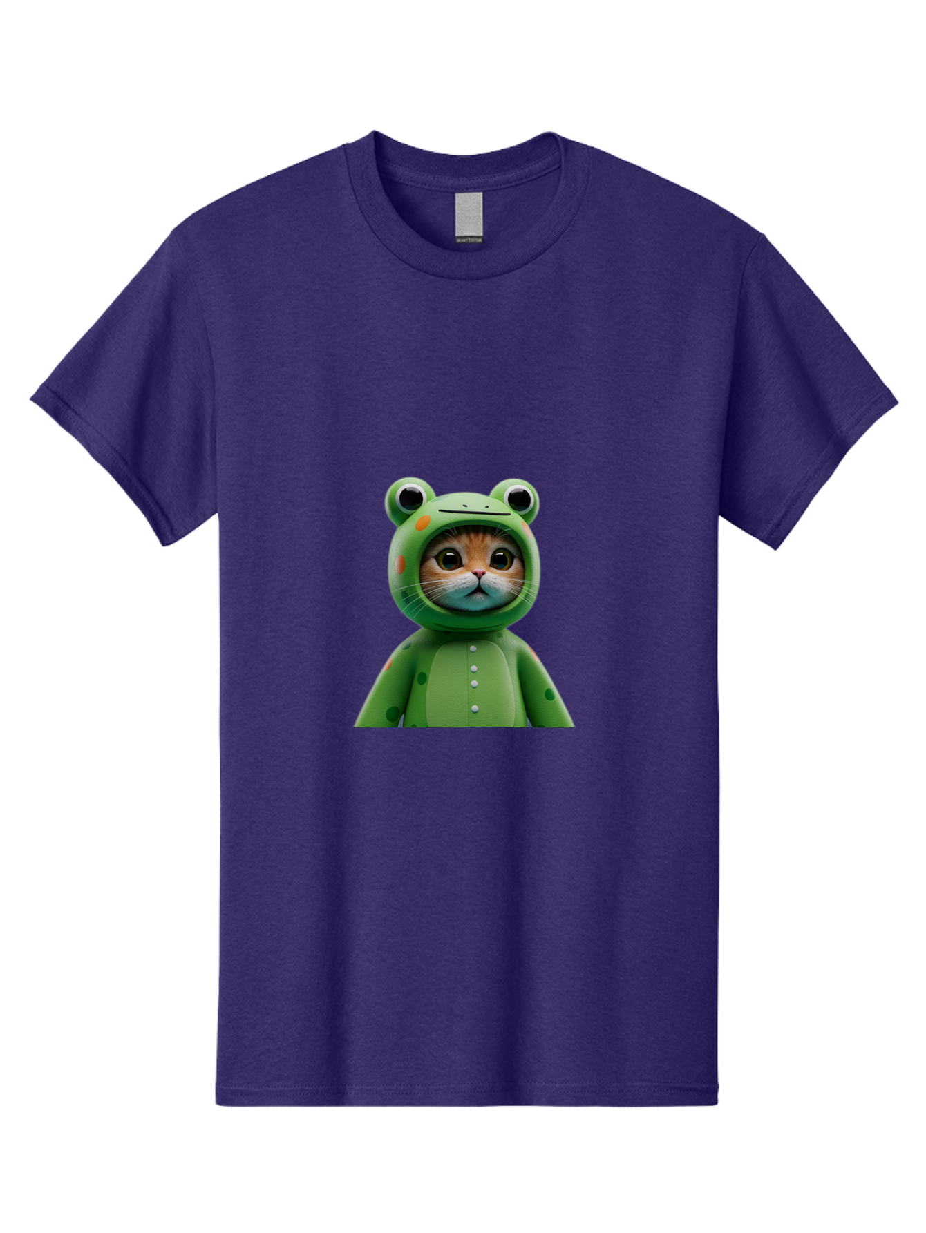 Cat-In-Frog-Costume Men'S Graphic Tee, 100% Cotton, Comfortable Casual Summer Wear, Machine Washable, Vintage Camera, Old Camera, Antique Camera, Black Camera, Classic Photography, Photography Equipment, Nostalgic Device, Film Camera, Bak205