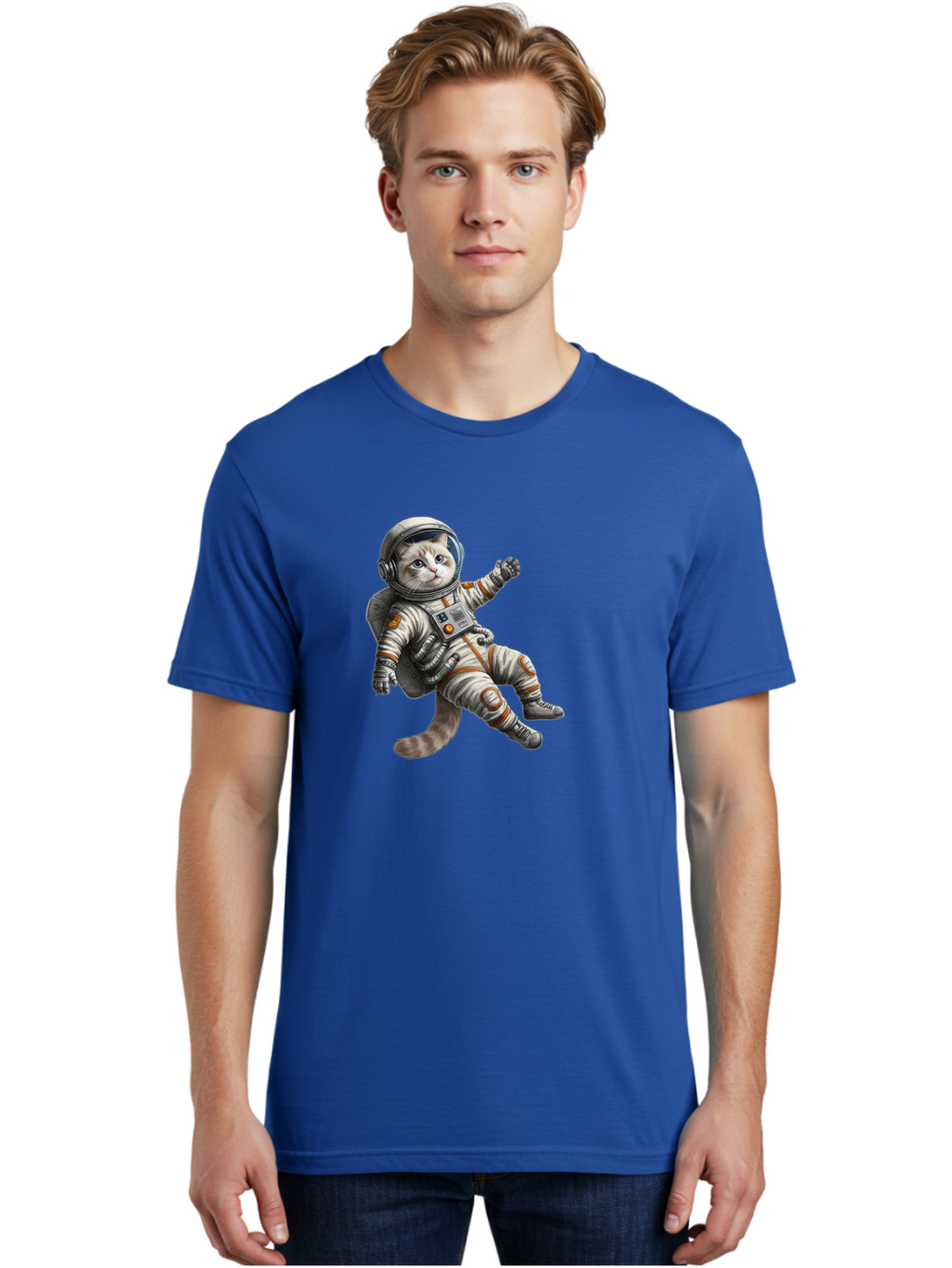 Cat-In-Space-Suit Men'S Graphic Tee, 100% Cotton, Comfortable Casual Summer Wear, Machine Washable, Vintage Camera, Old Camera, Antique Camera, Black Camera, Classic Photography, Photography Equipment, Nostalgic Device, Film Camera, Camera Art Bak207