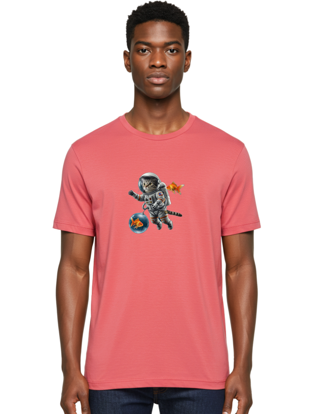 Cat-In-Spacesuit Men'S Graphic Tee, 100% Cotton, Comfortable Casual Summer Wear, Machine Washable, Vintage Camera, Old Camera, Antique Camera, Black Camera, Classic Photography, Photography Equipment, Nostalgic Device, Film Camera, Camera Art Bak208