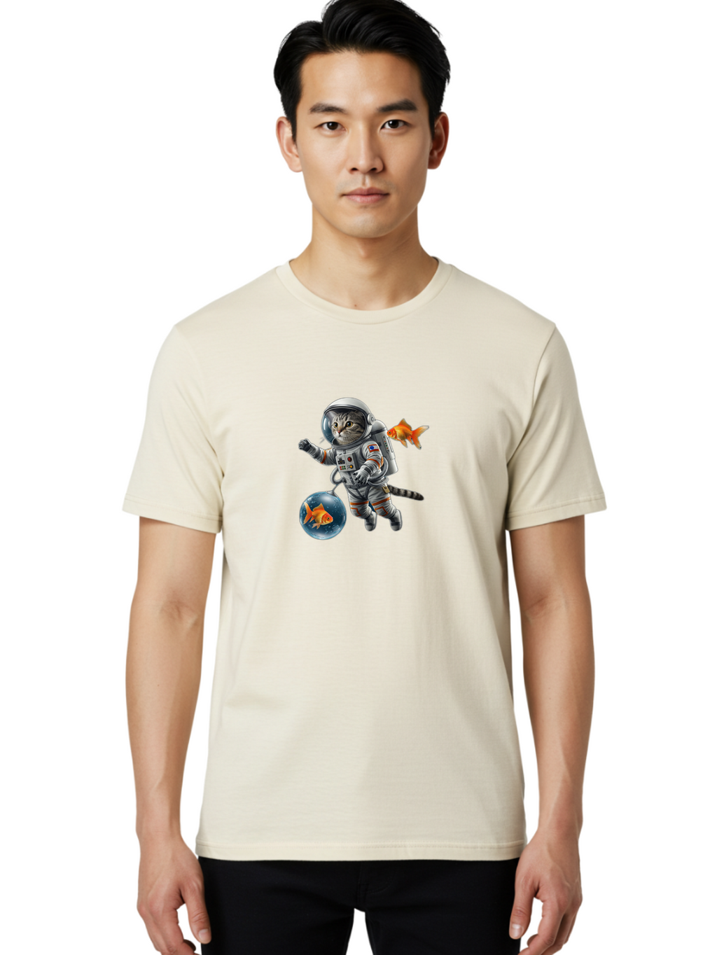 Cat-In-Spacesuit Men'S Graphic Tee, 100% Cotton, Comfortable Casual Summer Wear, Machine Washable, Vintage Camera, Old Camera, Antique Camera, Black Camera, Classic Photography, Photography Equipment, Nostalgic Device, Film Camera, Camera Art Bak208
