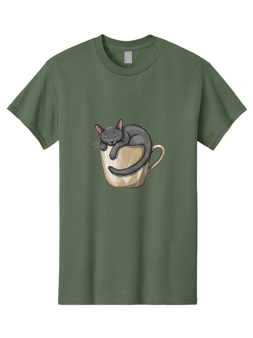 Cat-In-Tea-Cup Men'S Graphic Tee, 100% Cotton, Comfortable Casual Summer Wear, Machine Washable, Vintage Camera, Old Camera, Antique Camera, Black Camera, Classic Photography, Photography Equipment, Nostalgic Device, Film Camera, Camera Art Bak211