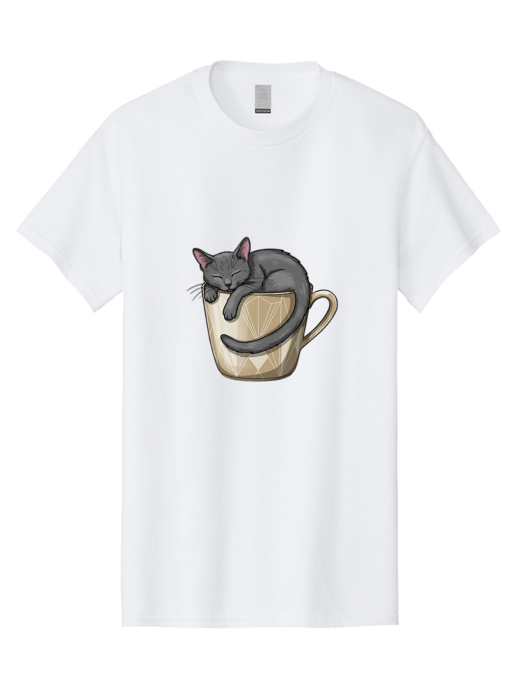 Cat-In-Tea-Cup Men'S Graphic Tee, 100% Cotton, Comfortable Casual Summer Wear, Machine Washable, Vintage Camera, Old Camera, Antique Camera, Black Camera, Classic Photography, Photography Equipment, Nostalgic Device, Film Camera, Camera Art Bak211