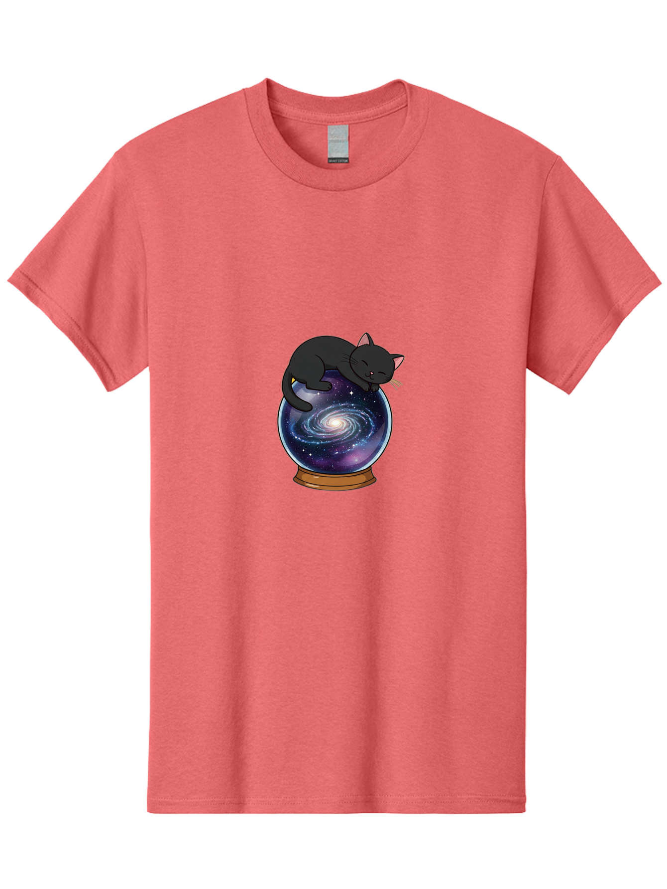 Cat-On-Crystal-Ball-1 Men'S Graphic Tee, 100% Cotton, Comfortable Casual Summer Wear, Machine Washable, Vintage Camera, Old Camera, Antique Camera, Black Camera, Classic Photography, Photography Equipment, Nostalgic Device, Film Camera, Bak212