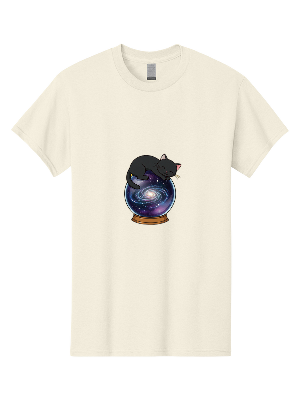 Cat-On-Crystal-Ball-1 Men'S Graphic Tee, 100% Cotton, Comfortable Casual Summer Wear, Machine Washable, Vintage Camera, Old Camera, Antique Camera, Black Camera, Classic Photography, Photography Equipment, Nostalgic Device, Film Camera, Bak212