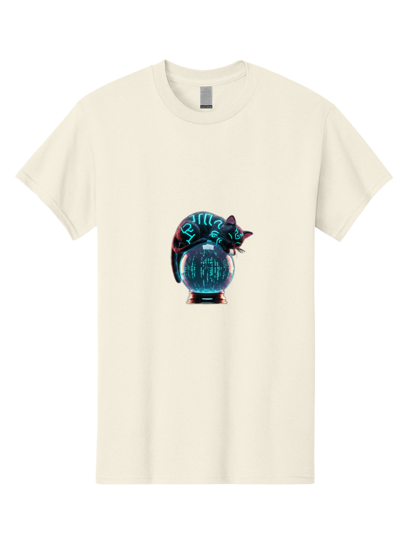 Cat-On-Crystal-Ball-2 Men'S Graphic Tee, 100% Cotton, Comfortable Casual Summer Wear, Machine Washable, Vintage Camera, Old Camera, Antique Camera, Black Camera, Classic Photography, Photography Equipment, Nostalgic Device, Film Camera, Bak213