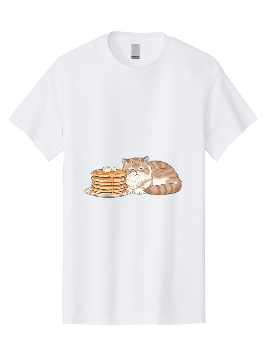 Cat-Sleeping-Beside-Pancakes Men'S Graphic Tee, 100% Cotton, Comfortable Casual Summer Wear, Machine Washable, Vintage Camera, Old Camera, Antique Camera, Black Camera, Classic Photography, Photography Equipment, Nostalgic Device, Film Camera, Bak216