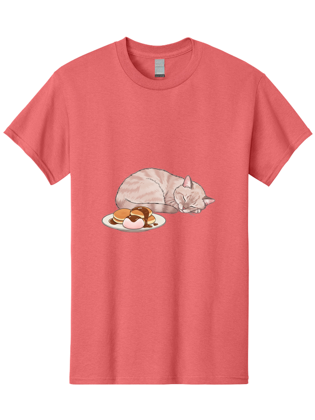 Cat-Sleeping-Near-Pancakes Men'S Graphic Tee, 100% Cotton, Comfortable Casual Summer Wear, Machine Washable, Vintage Camera, Old Camera, Antique Camera, Black Camera, Classic Photography, Photography Equipment, Nostalgic Device, Film Camera, Bak217