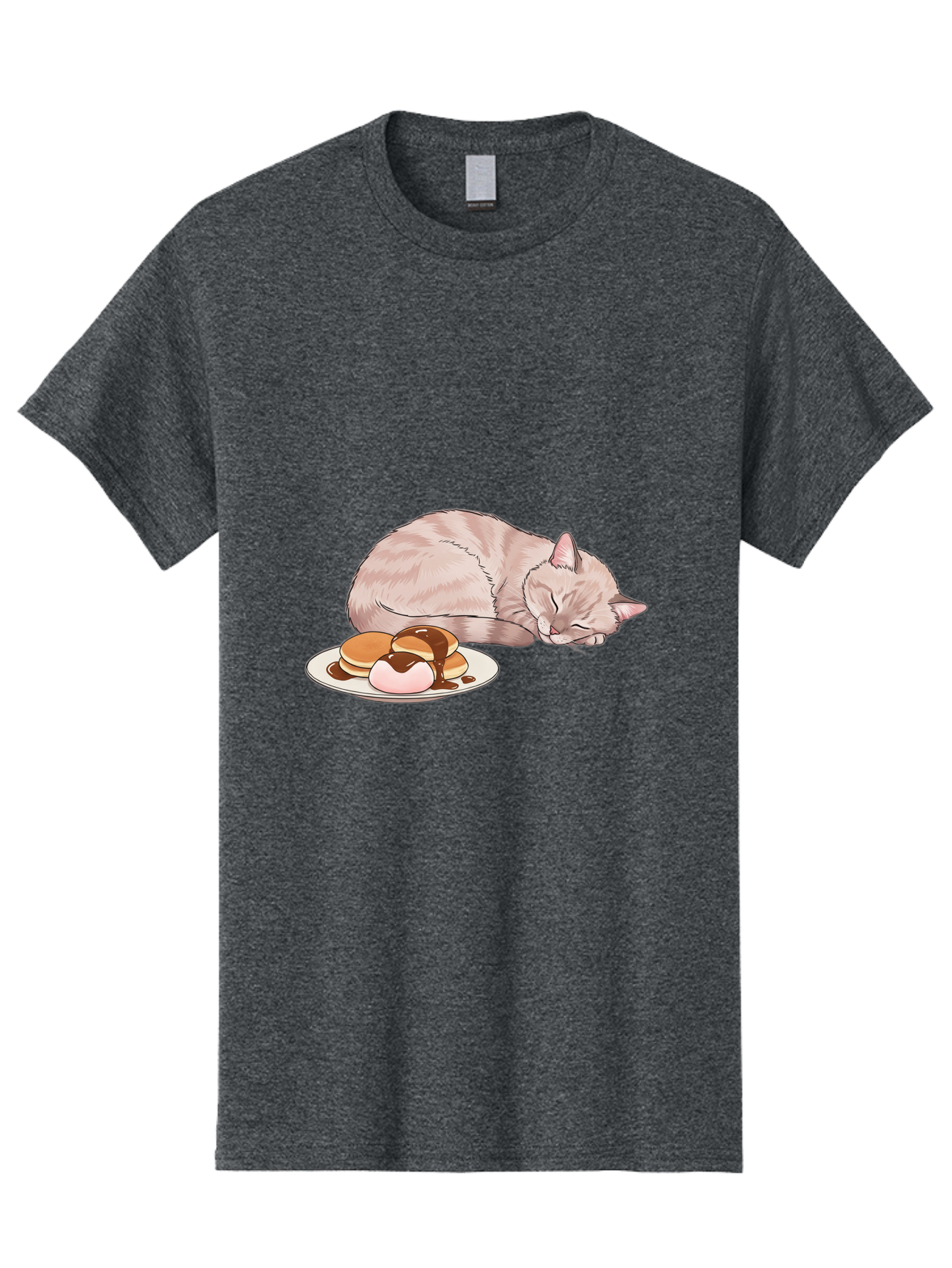 Cat-Sleeping-Near-Pancakes Men'S Graphic Tee, 100% Cotton, Comfortable Casual Summer Wear, Machine Washable, Vintage Camera, Old Camera, Antique Camera, Black Camera, Classic Photography, Photography Equipment, Nostalgic Device, Film Camera, Bak217