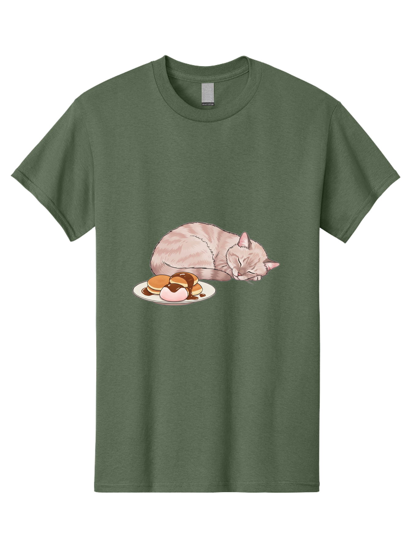Cat-Sleeping-Near-Pancakes Men'S Graphic Tee, 100% Cotton, Comfortable Casual Summer Wear, Machine Washable, Vintage Camera, Old Camera, Antique Camera, Black Camera, Classic Photography, Photography Equipment, Nostalgic Device, Film Camera, Bak217