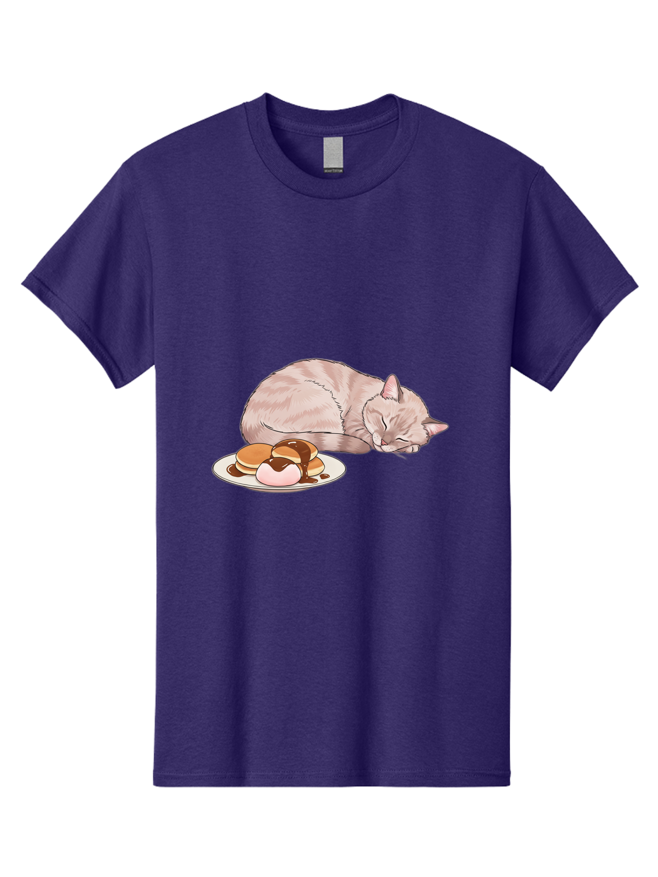 Cat-Sleeping-Near-Pancakes Men'S Graphic Tee, 100% Cotton, Comfortable Casual Summer Wear, Machine Washable, Vintage Camera, Old Camera, Antique Camera, Black Camera, Classic Photography, Photography Equipment, Nostalgic Device, Film Camera, Bak217