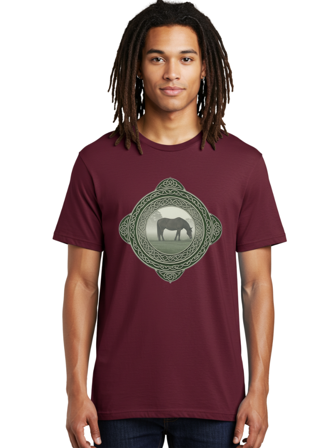 Celtic-Knotwork-Brooch Men'S Graphic Tee, 100% Cotton, Comfortable Casual Summer Wear, Machine Washable, Vintage Camera, Old Camera, Antique Camera, Black Camera, Classic Photography, Photography Equipment, Nostalgic Device, Film Camera, Bak226