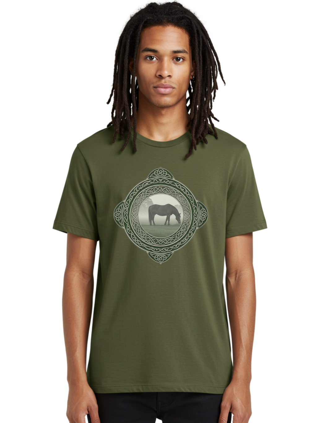 Celtic-Knotwork-Brooch Men'S Graphic Tee, 100% Cotton, Comfortable Casual Summer Wear, Machine Washable, Vintage Camera, Old Camera, Antique Camera, Black Camera, Classic Photography, Photography Equipment, Nostalgic Device, Film Camera, Bak226