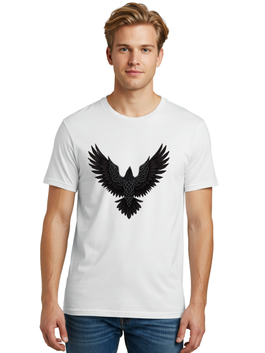Celtic-Raven-Wings Men'S Graphic Tee, 100% Cotton, Comfortable Casual Summer Wear, Machine Washable, Vintage Camera, Old Camera, Antique Camera, Black Camera, Classic Photography, Photography Equipment, Nostalgic Device, Film Camera, Bak227