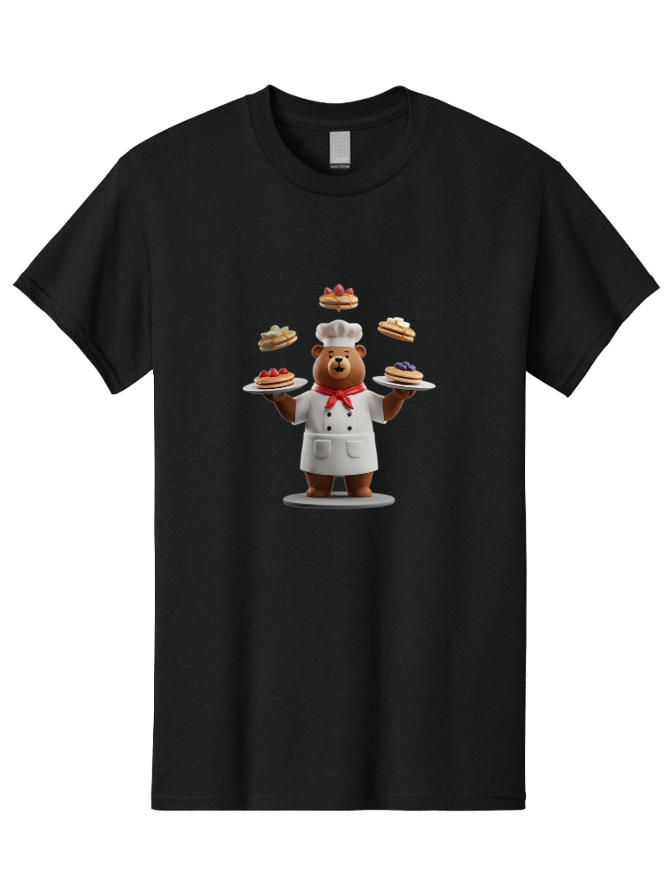 Chef-Bear-1 Men'S Graphic Tee, 100% Cotton, Comfortable Casual Summer Wear, Machine Washable, Vintage Camera, Old Camera, Antique Camera, Black Camera, Classic Photography, Photography Equipment, Nostalgic Device, Film Camera, Camera Art Bak230