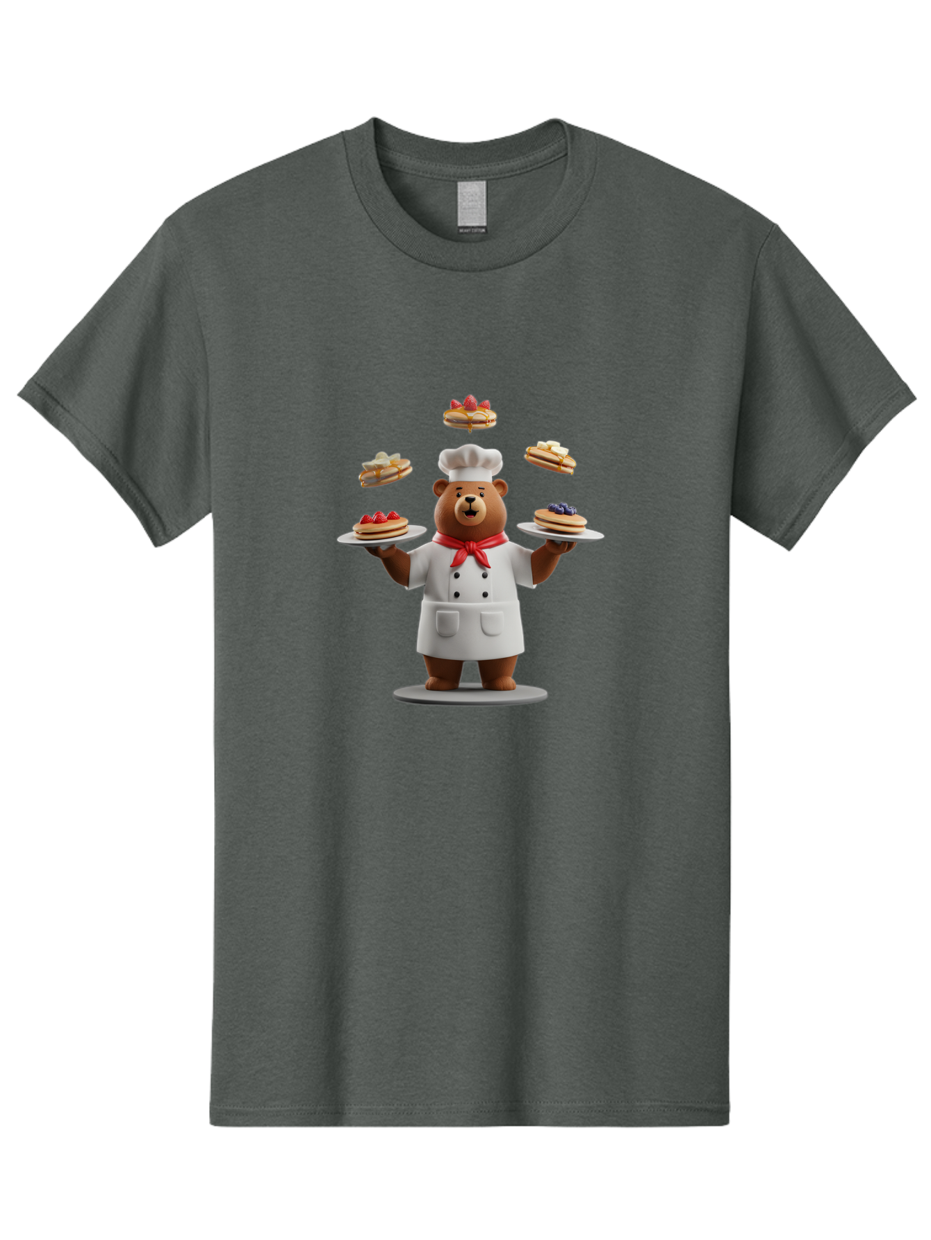 Chef-Bear-1 Men'S Graphic Tee, 100% Cotton, Comfortable Casual Summer Wear, Machine Washable, Vintage Camera, Old Camera, Antique Camera, Black Camera, Classic Photography, Photography Equipment, Nostalgic Device, Film Camera, Camera Art Bak230