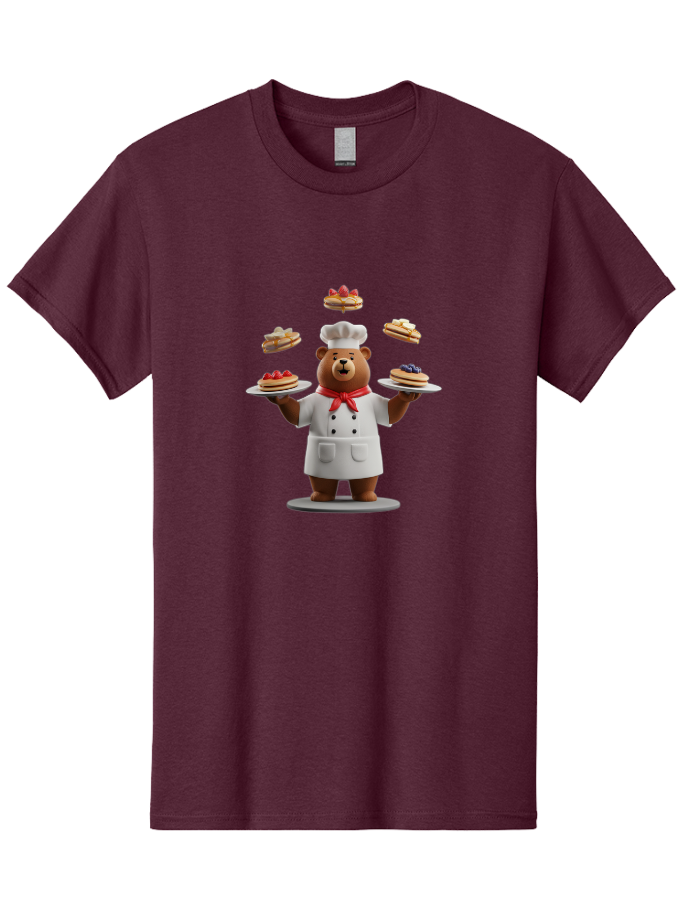 Chef-Bear-1 Men'S Graphic Tee, 100% Cotton, Comfortable Casual Summer Wear, Machine Washable, Vintage Camera, Old Camera, Antique Camera, Black Camera, Classic Photography, Photography Equipment, Nostalgic Device, Film Camera, Camera Art Bak230