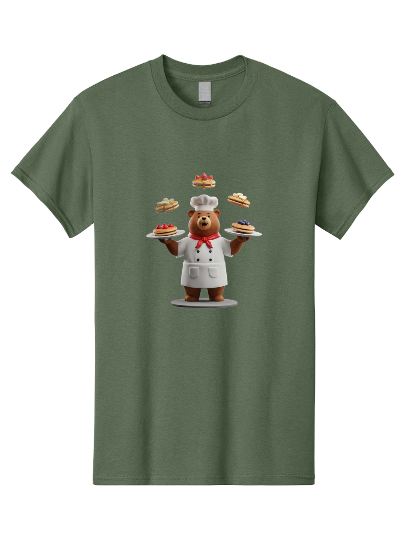 Chef-Bear-1 Men'S Graphic Tee, 100% Cotton, Comfortable Casual Summer Wear, Machine Washable, Vintage Camera, Old Camera, Antique Camera, Black Camera, Classic Photography, Photography Equipment, Nostalgic Device, Film Camera, Camera Art Bak230