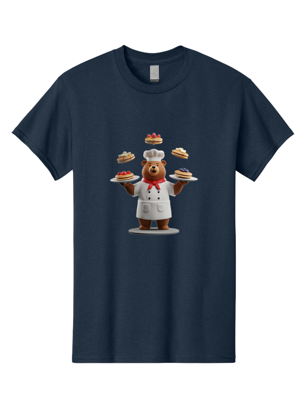 Chef-Bear-1 Men'S Graphic Tee, 100% Cotton, Comfortable Casual Summer Wear, Machine Washable, Vintage Camera, Old Camera, Antique Camera, Black Camera, Classic Photography, Photography Equipment, Nostalgic Device, Film Camera, Camera Art Bak230